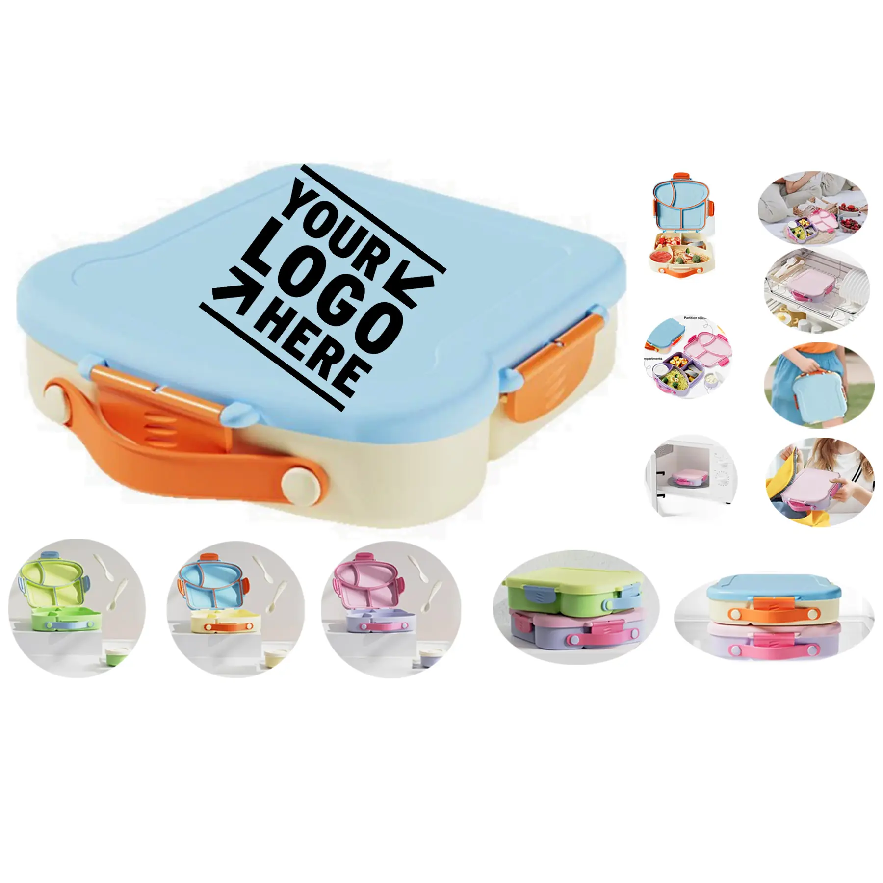 Children's Compartment Lunch Container 2