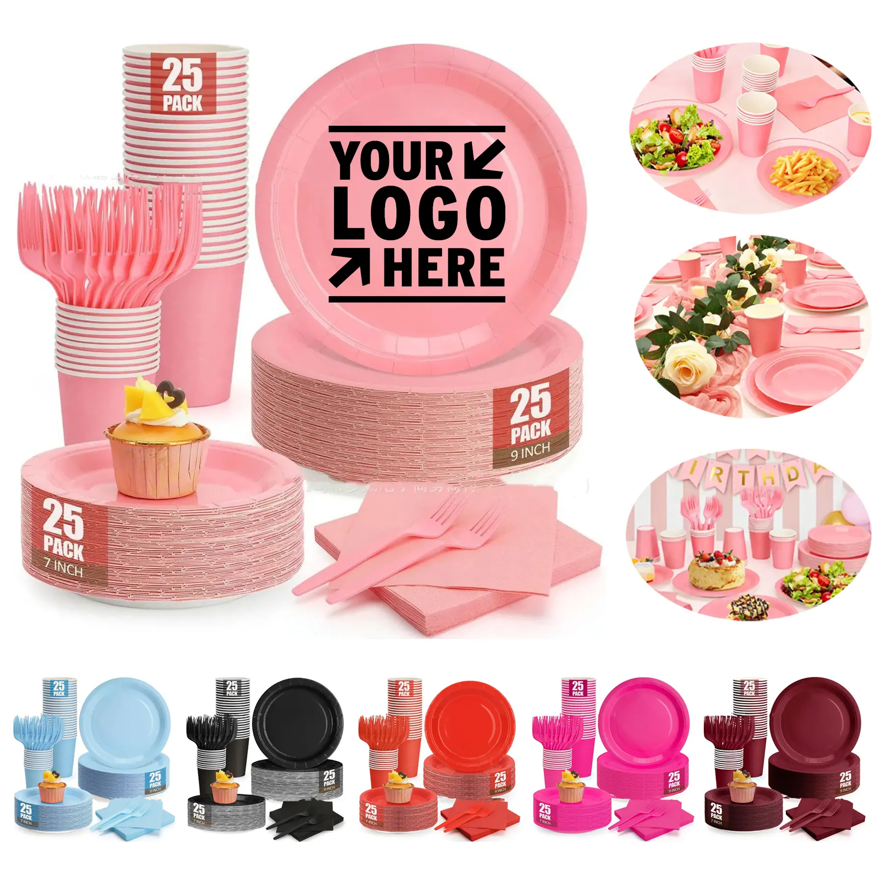 Eco-Friendly Party Tableware Set 2