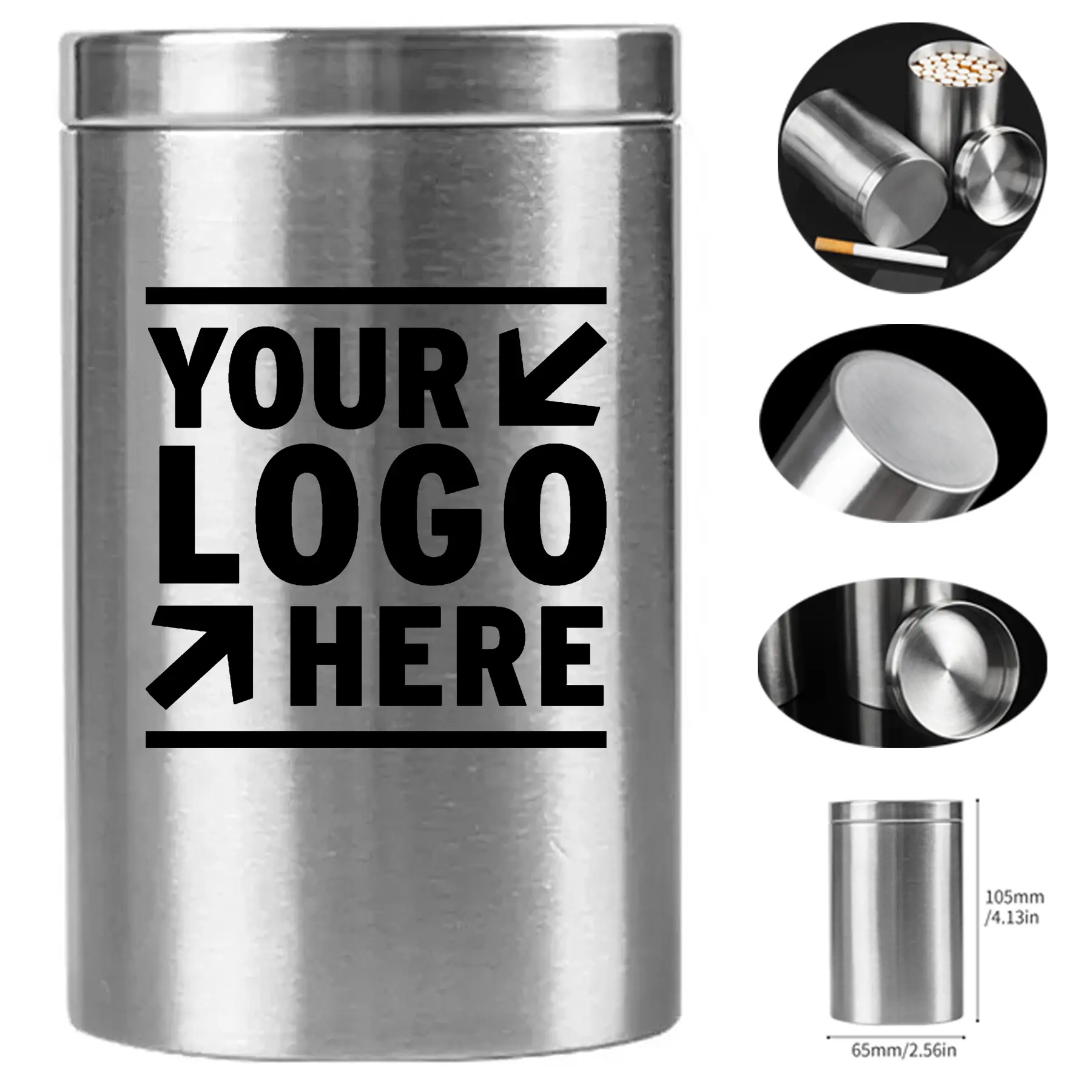 Premium Steel Cigarette Holder 2