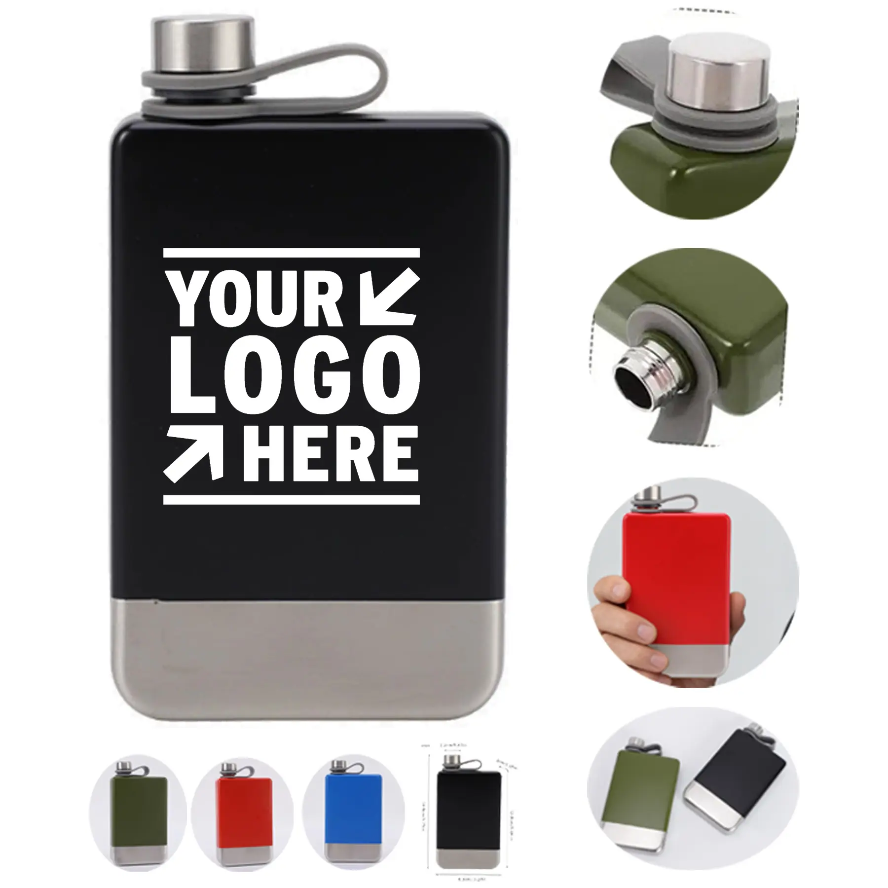 Premium Steel Travel Flask 2
