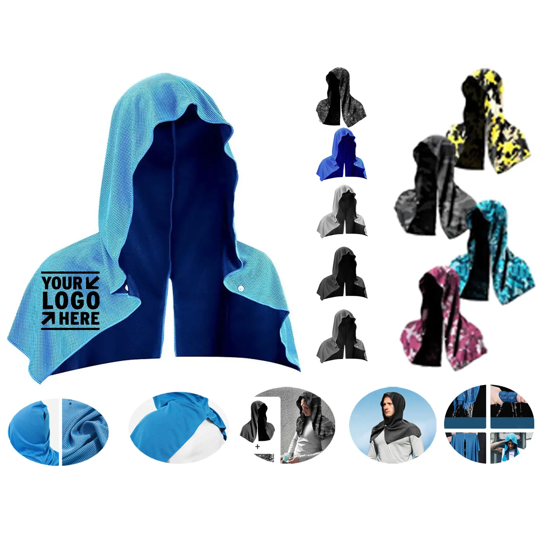 Active Cooling Hooded Towel 2