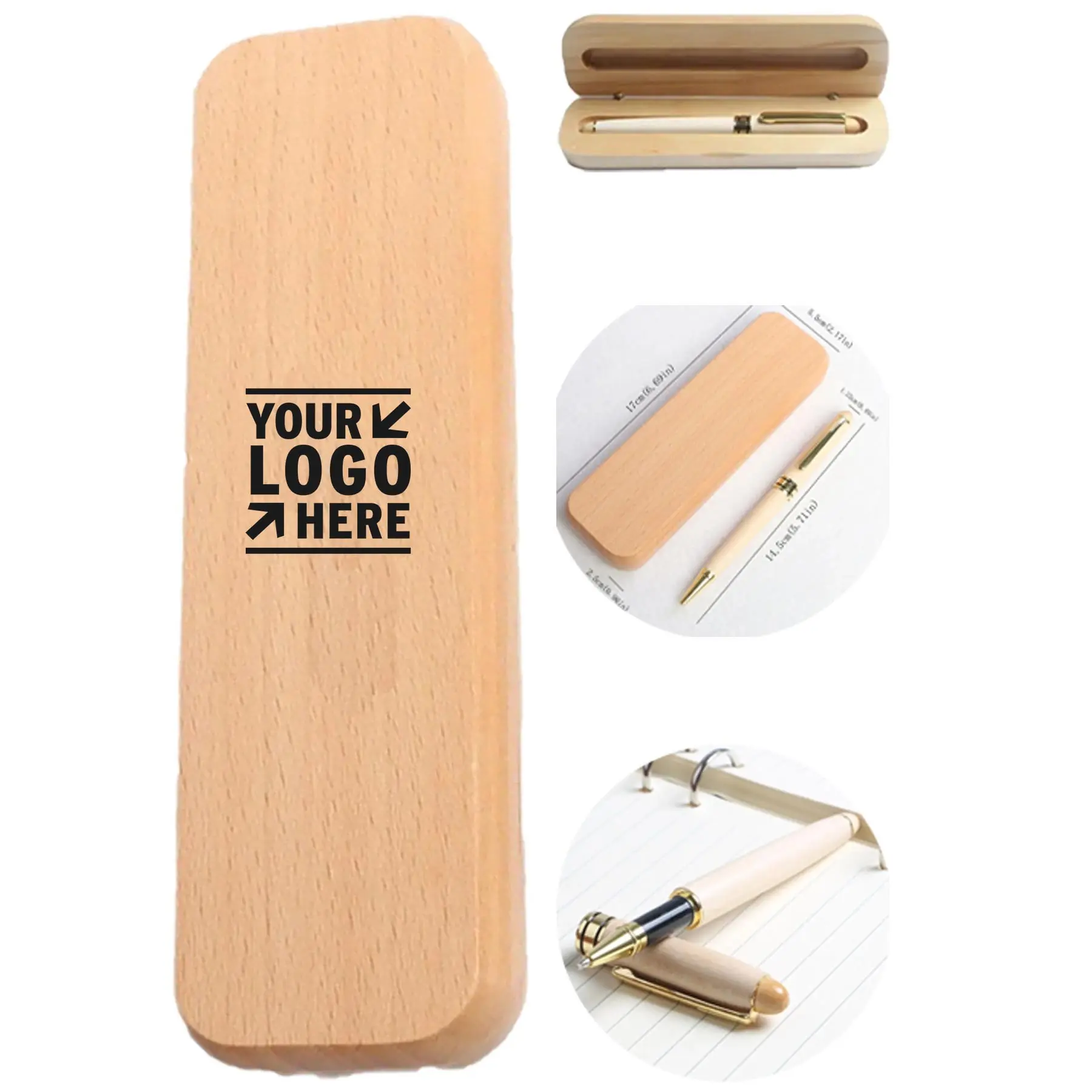 Natural Wood Writing Set 2