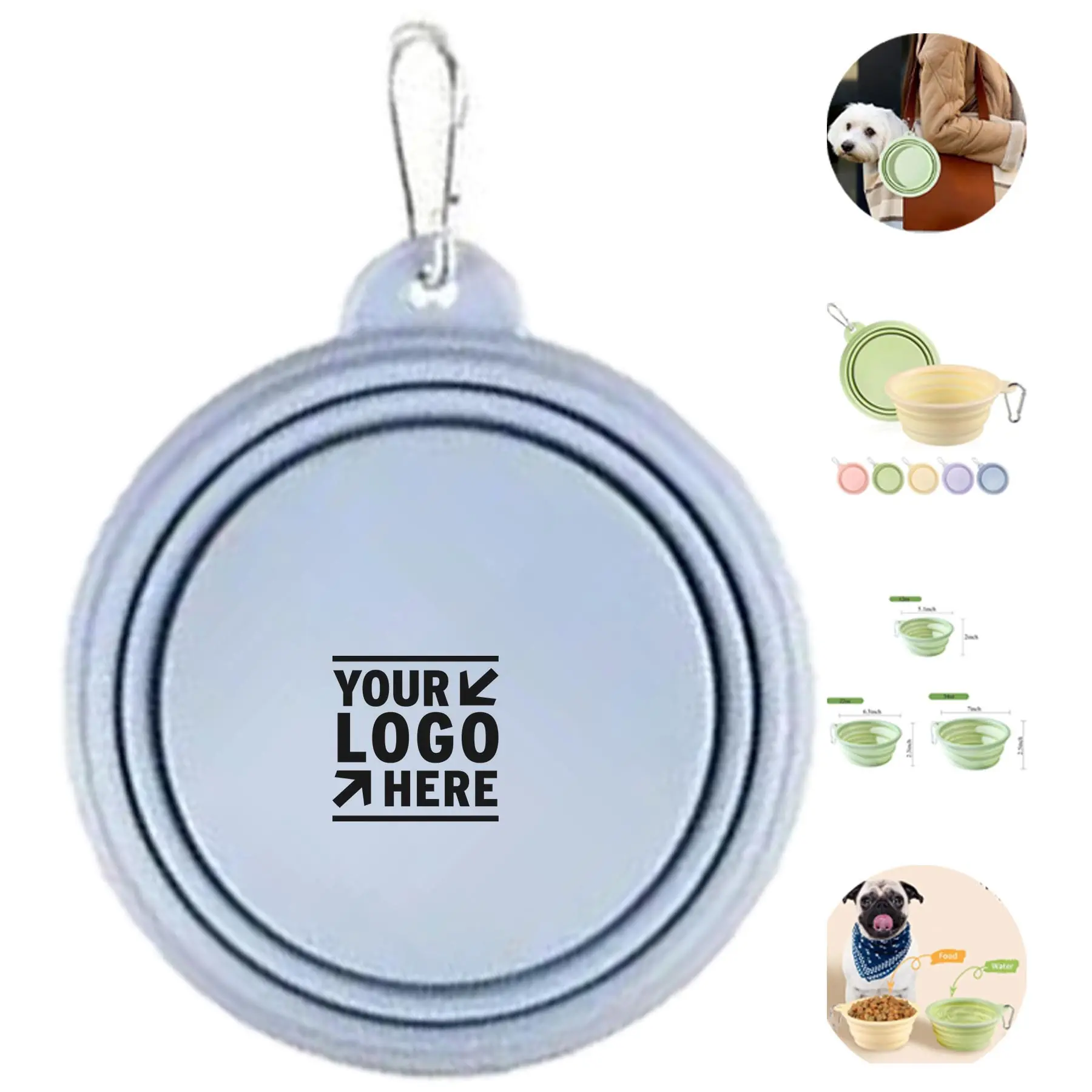 Compact Travel Pet Feeder 2