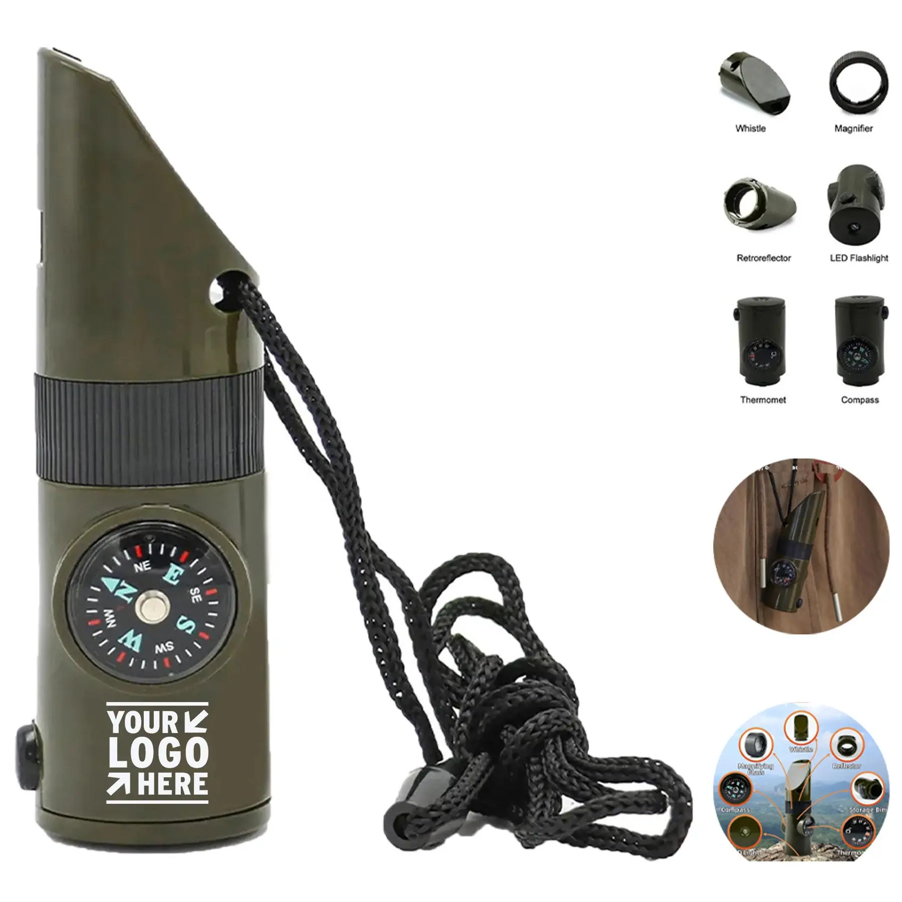 Multi-Function Outdoor Safety Whistle 2