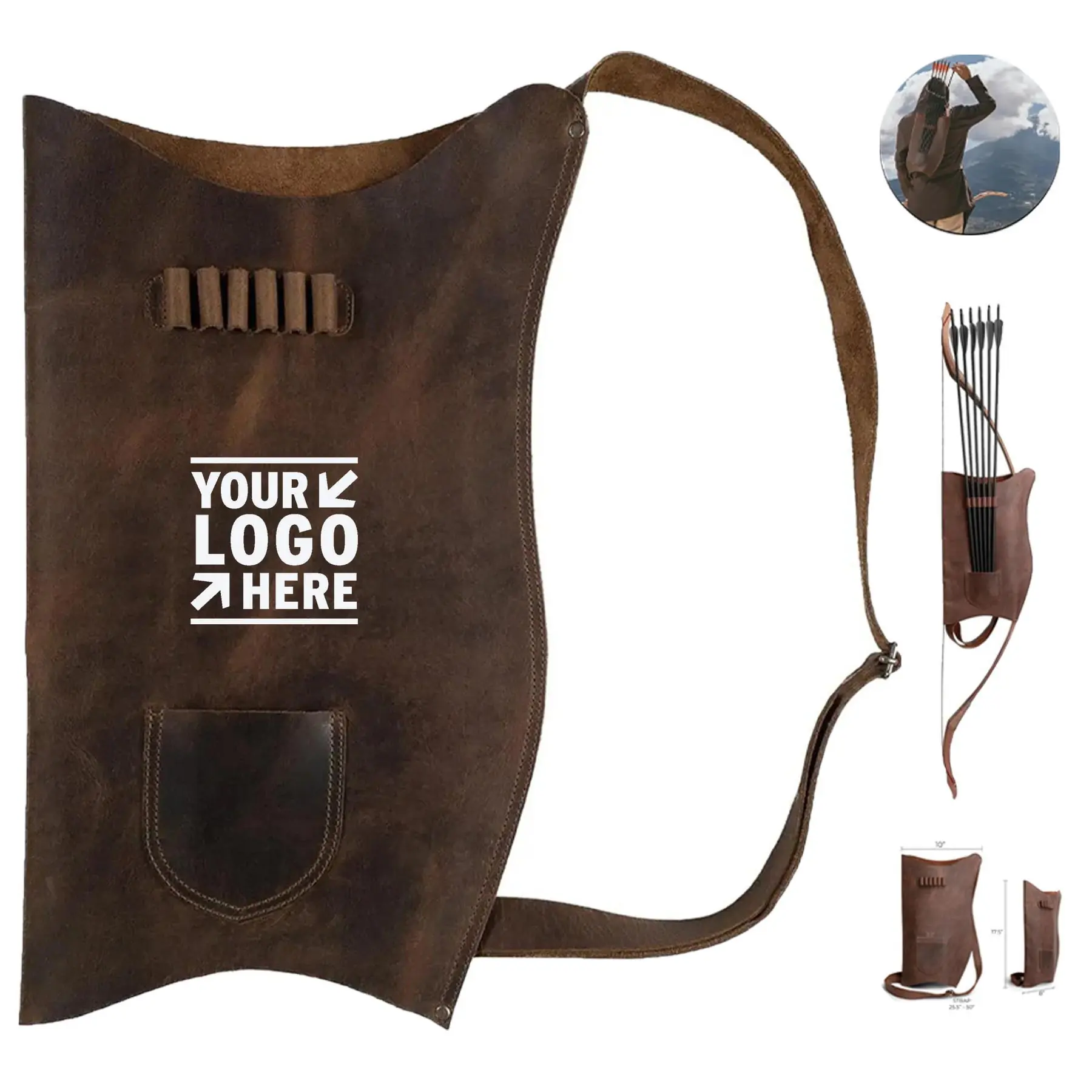 Archery Quiver with Arrow Holders 2