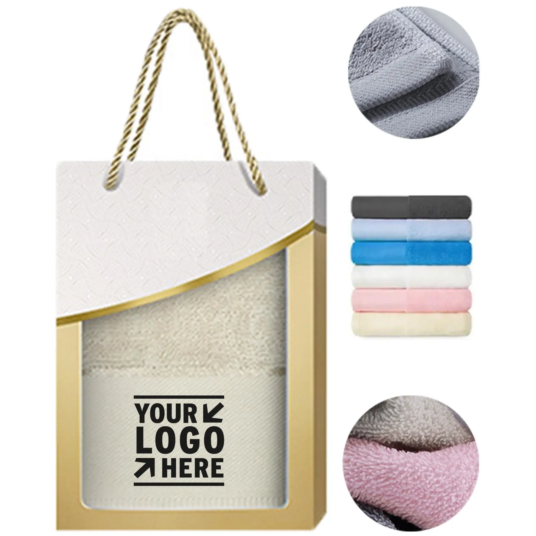 Premium Cotton Bath Towel Set 2