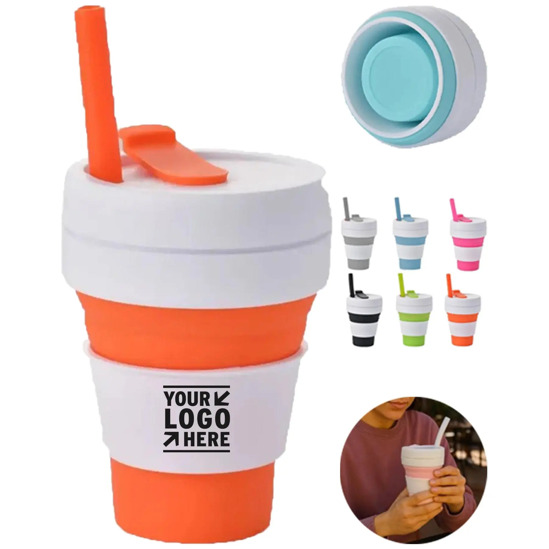 Collapsible Silicone Travel Mug 2