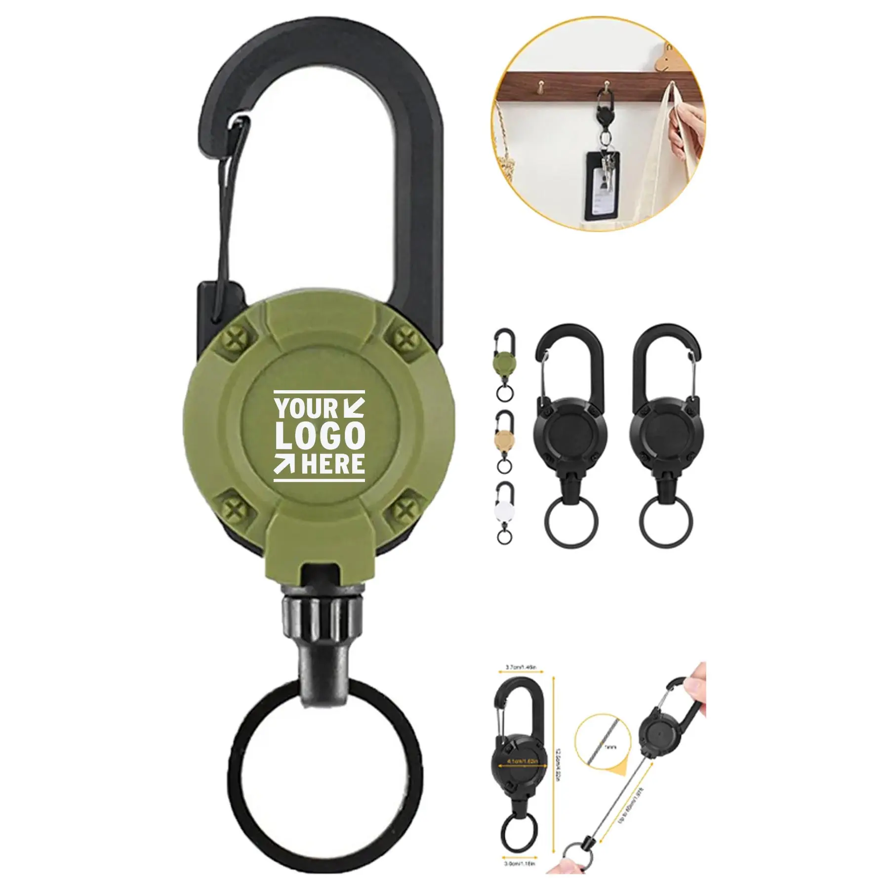 Compact Retractable ID Holder 2