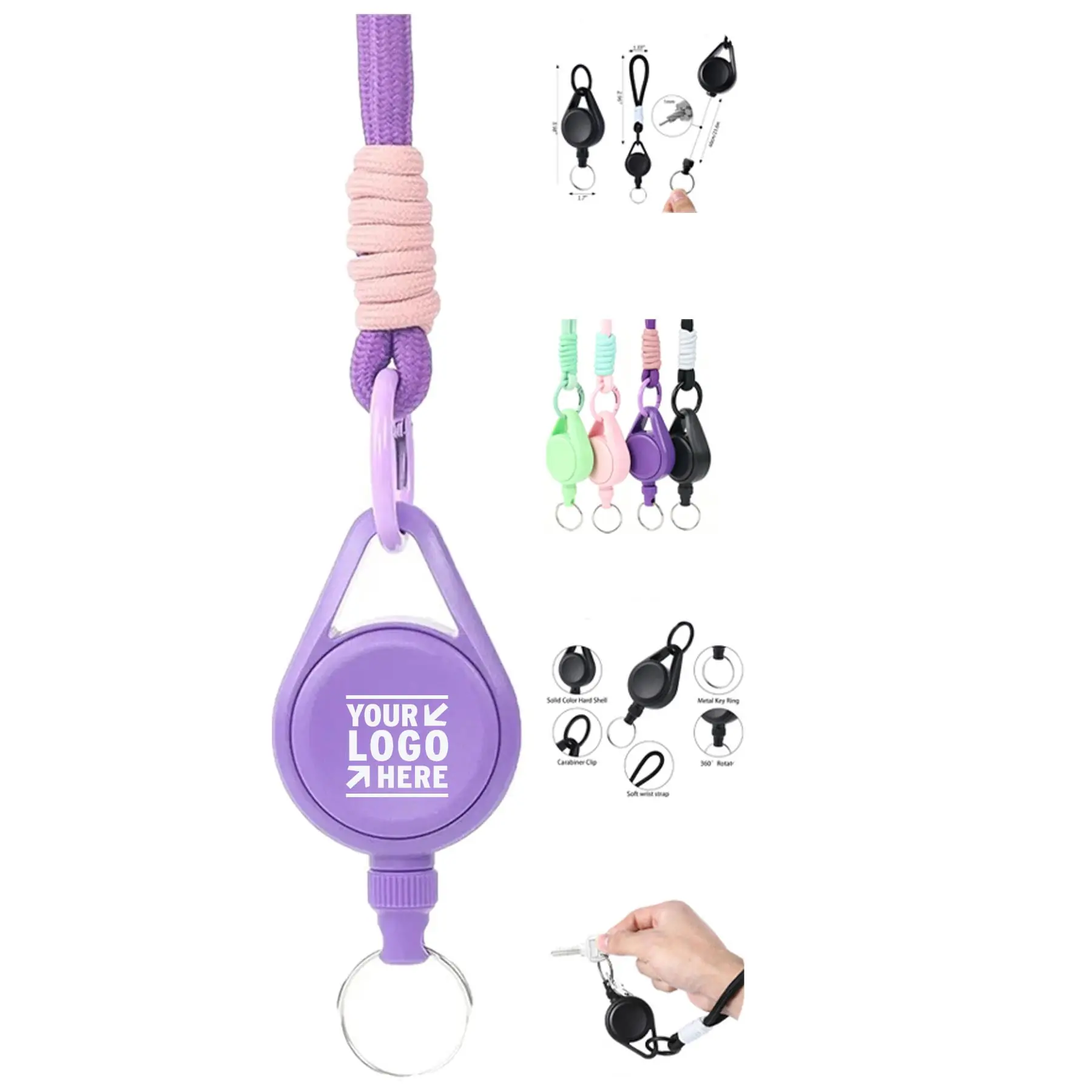 Adjustable ID Card Holder with Strap 2