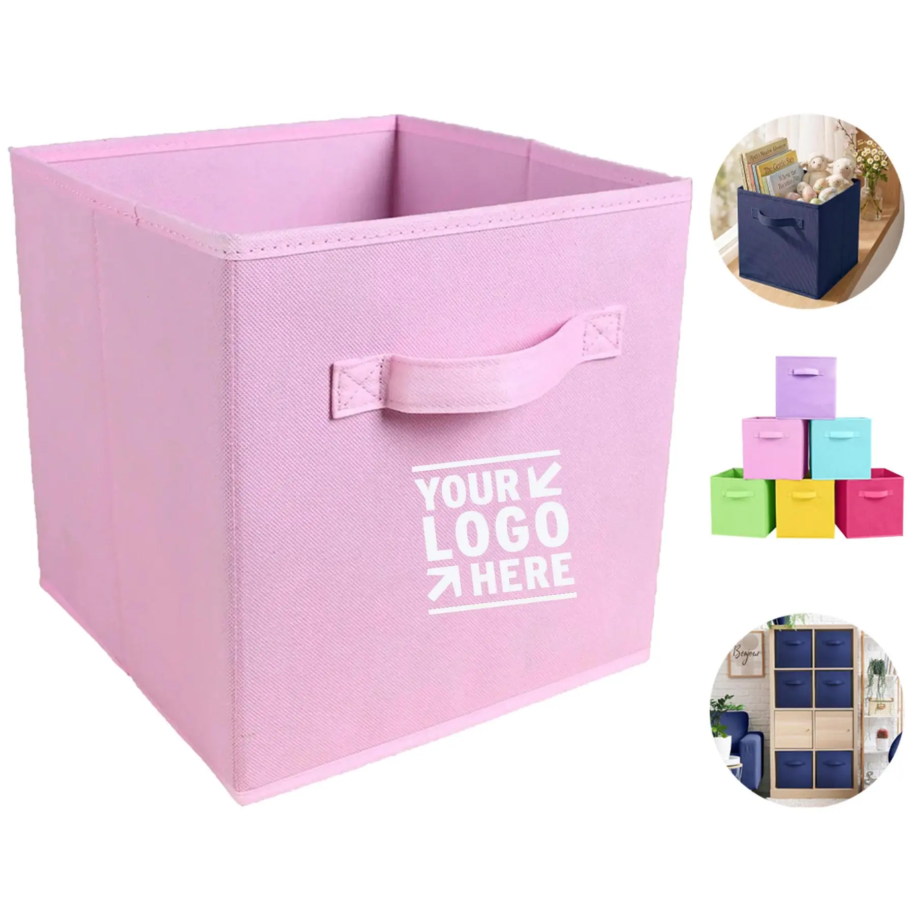 Collapsible Fabric Organizer Cubes 2