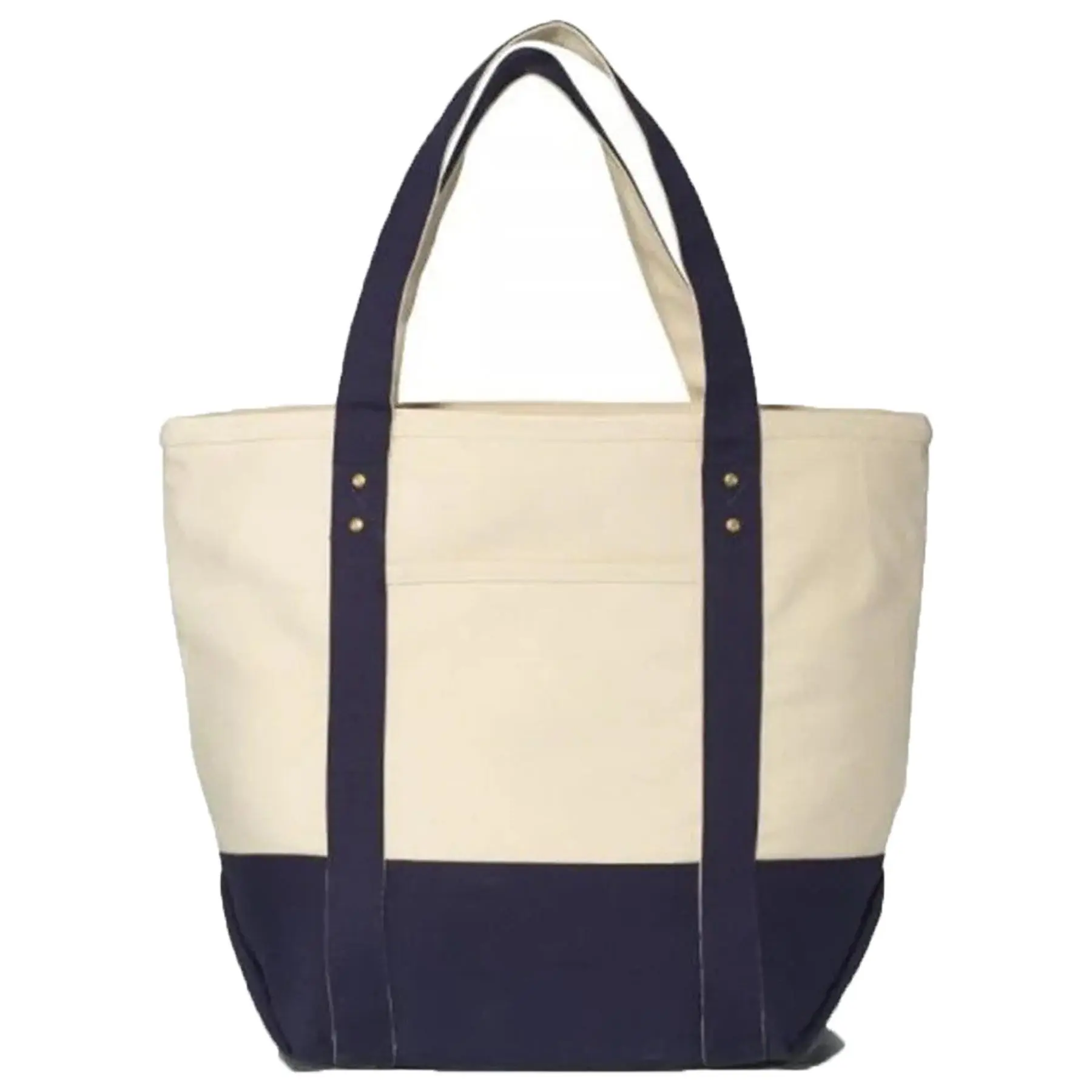 Coastal Zipper Canvas Bag
