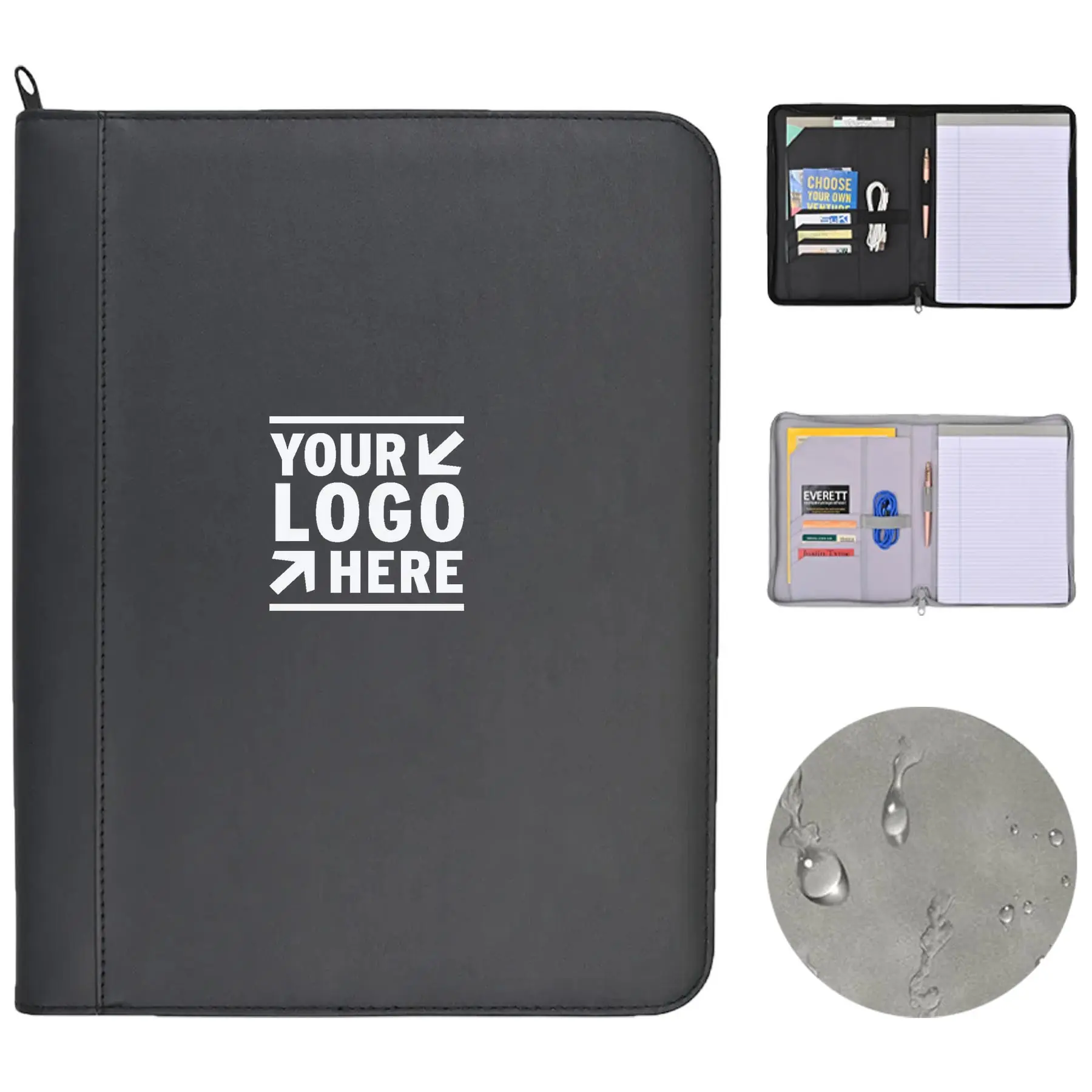 Professional Vegan Leather Organizer Portfolio 2