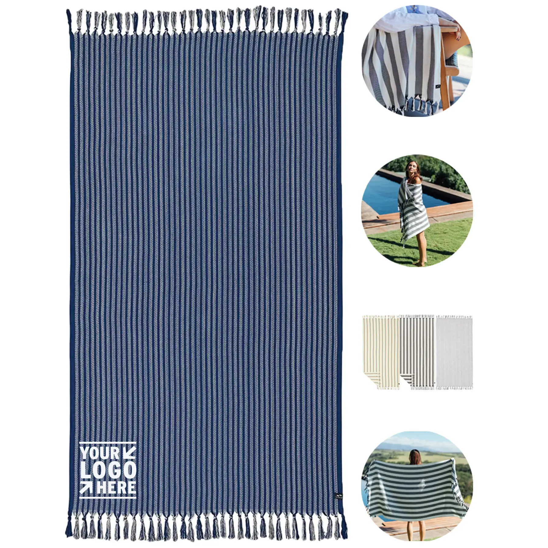 Coastal Comfort Turkish Cotton Towel 2
