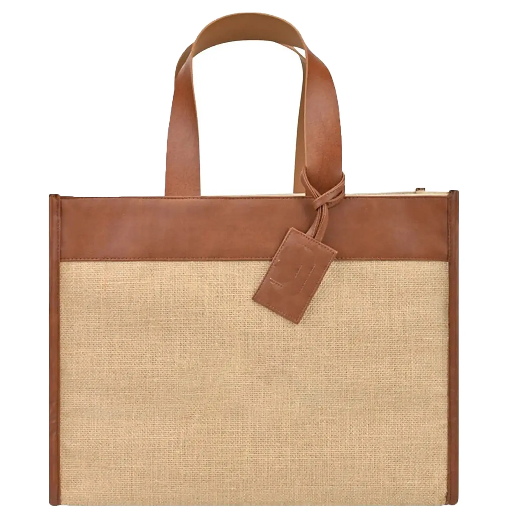 EcoStyle Jute Trim Tote Bag