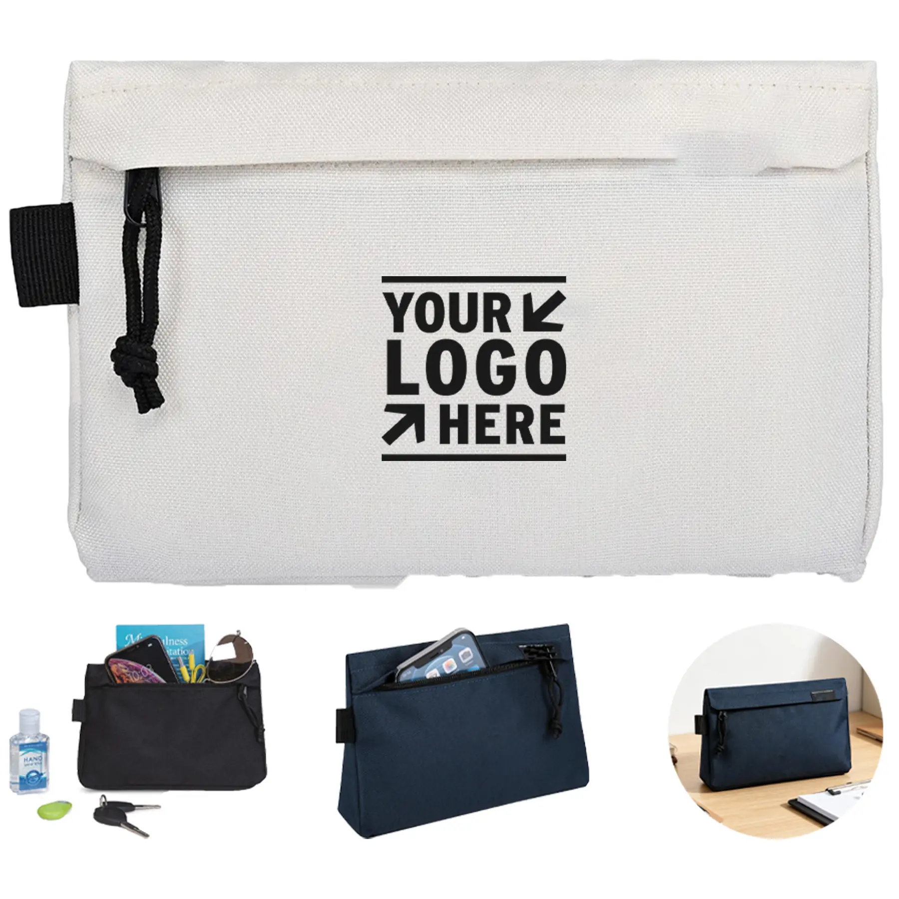 Eco-Friendly Recycled Zippered Pouch 2