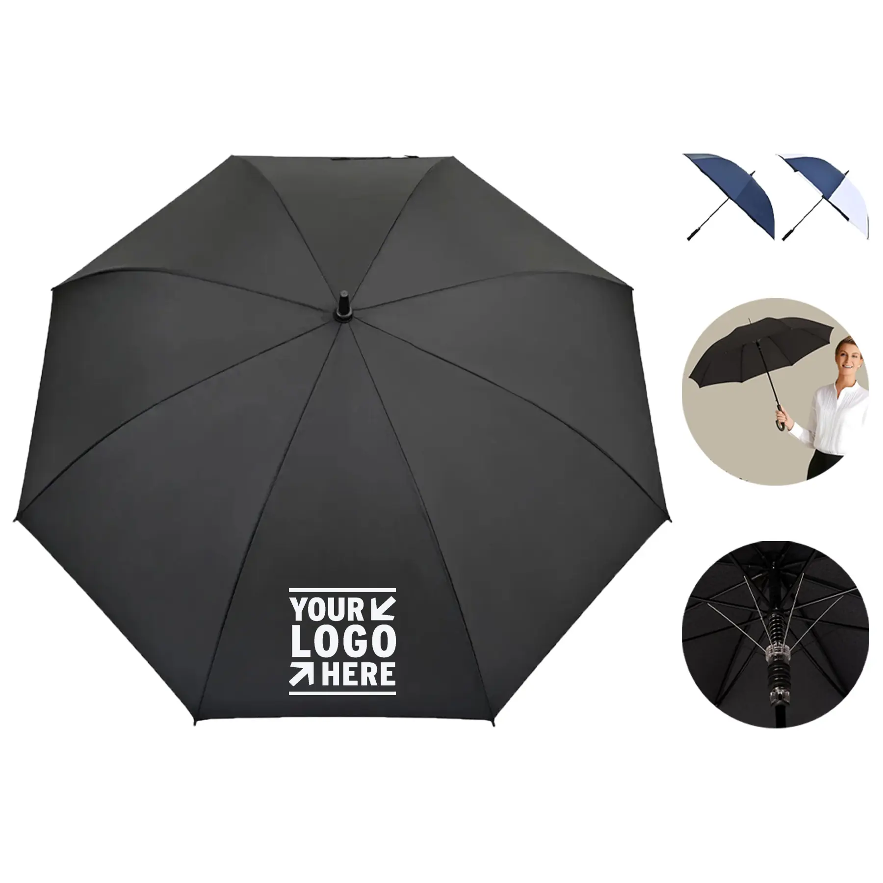 Eco-Friendly Auto-Open Golf Umbrella 2
