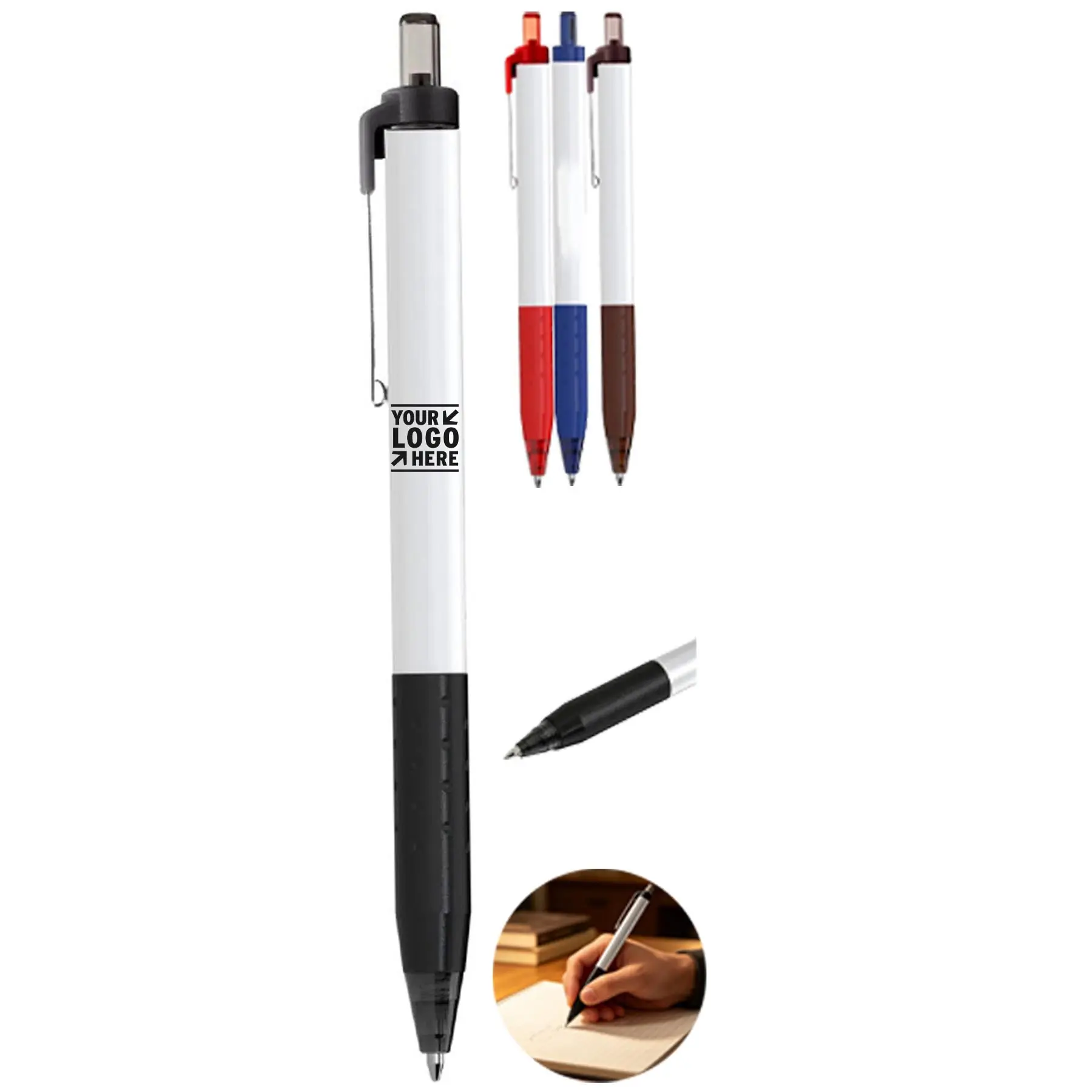 SmoothWrite White Barrel Pen 2