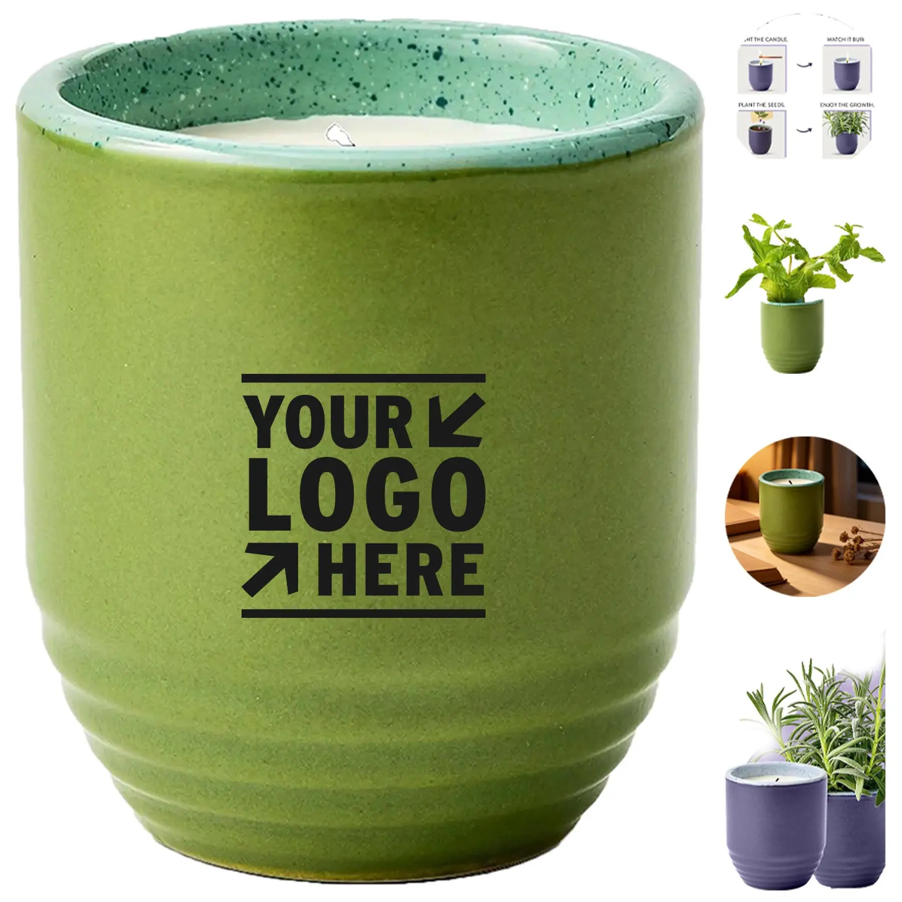 Botanical Glow Planter Candle 2