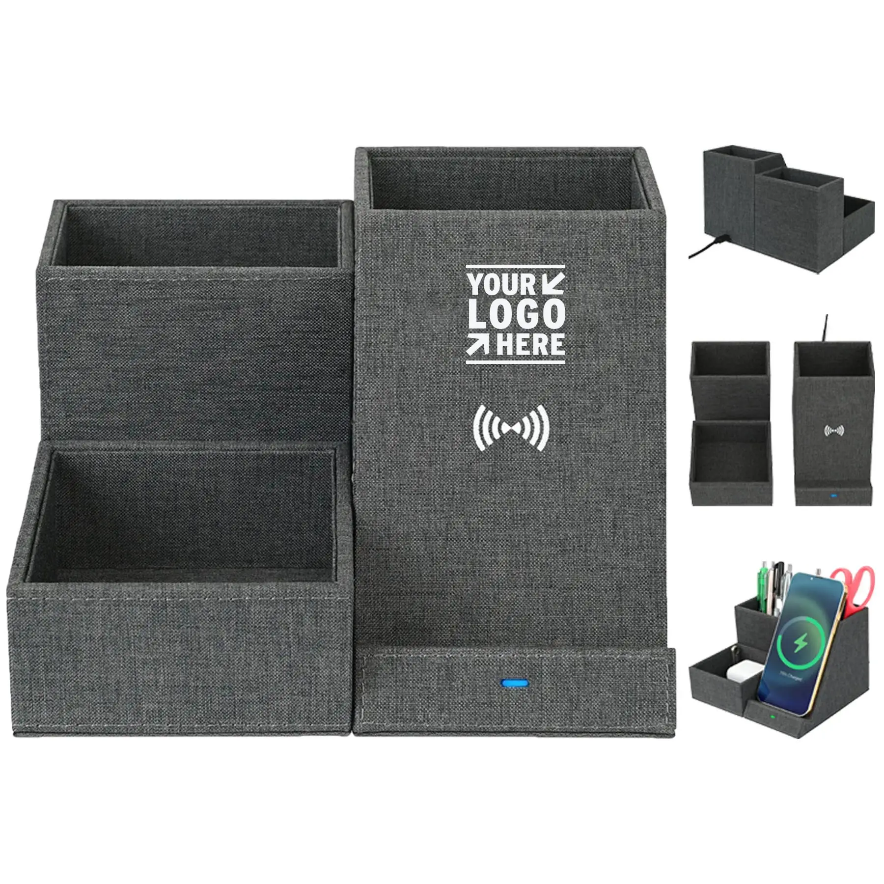 Eden Wireless Charging Desk Organizer 2