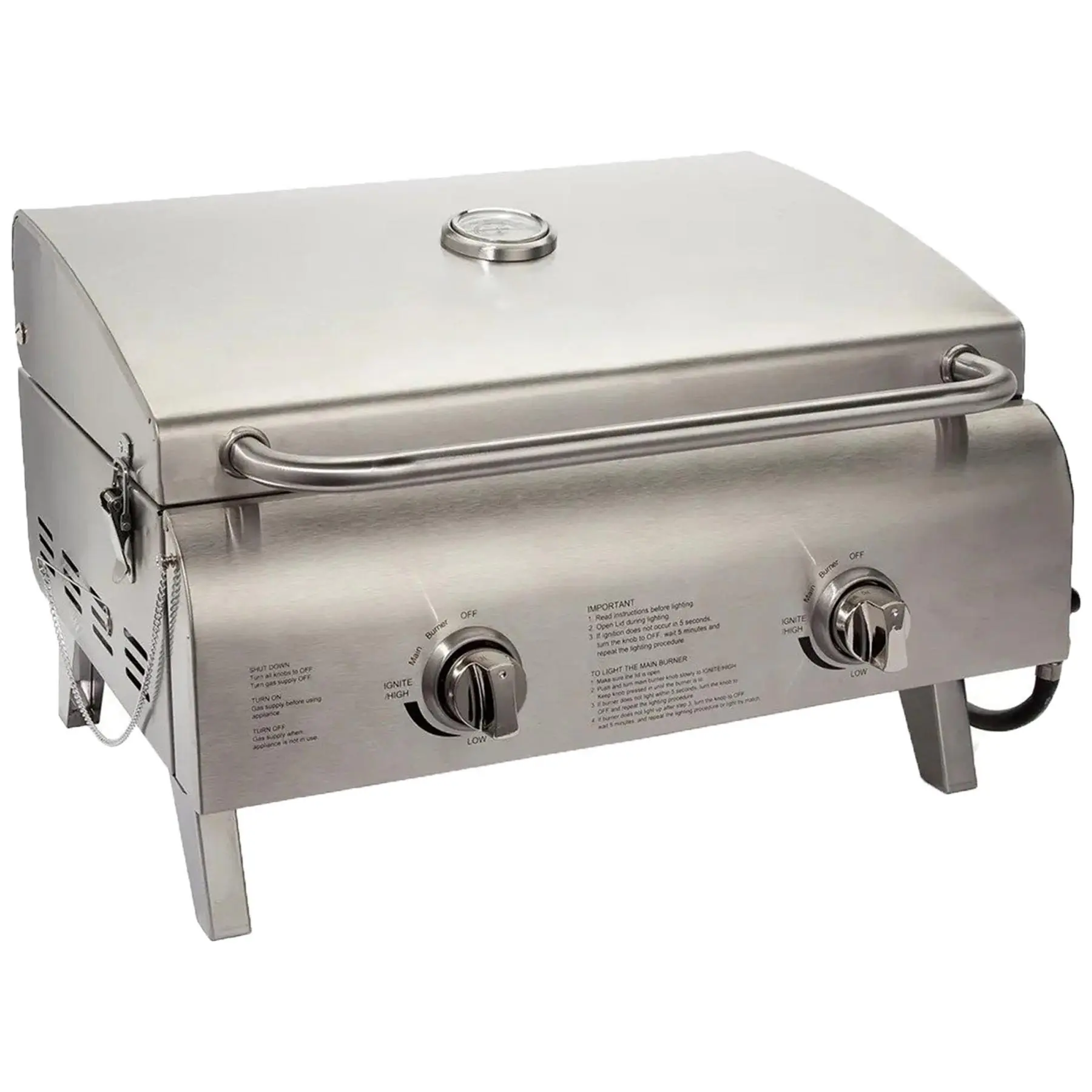 Premium Stainless Steel Portable Grill