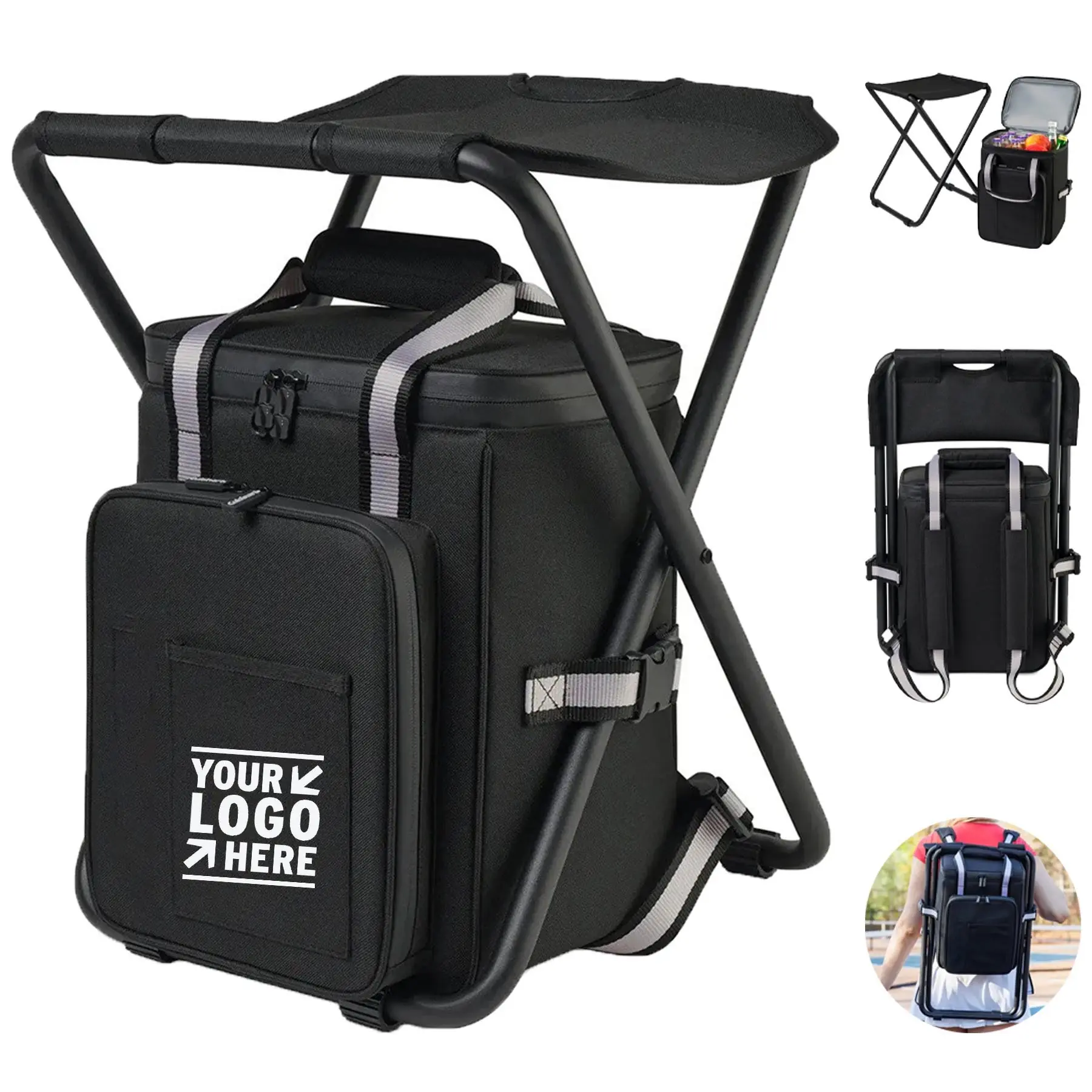 Outdoor Adventure Chair Cooler Backpack 2