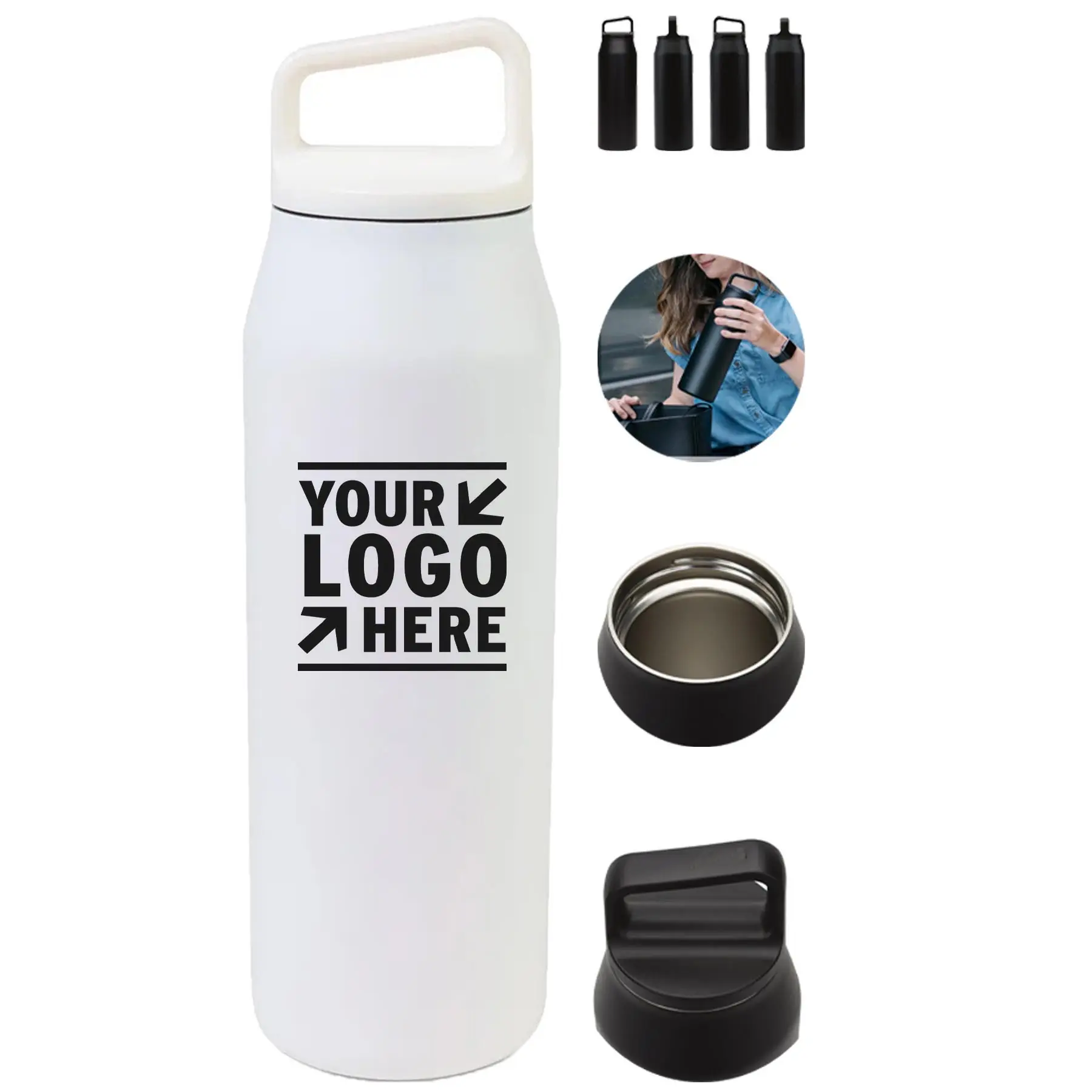 Thermal Insulated Wide Mouth Bottle - 32 Oz 2