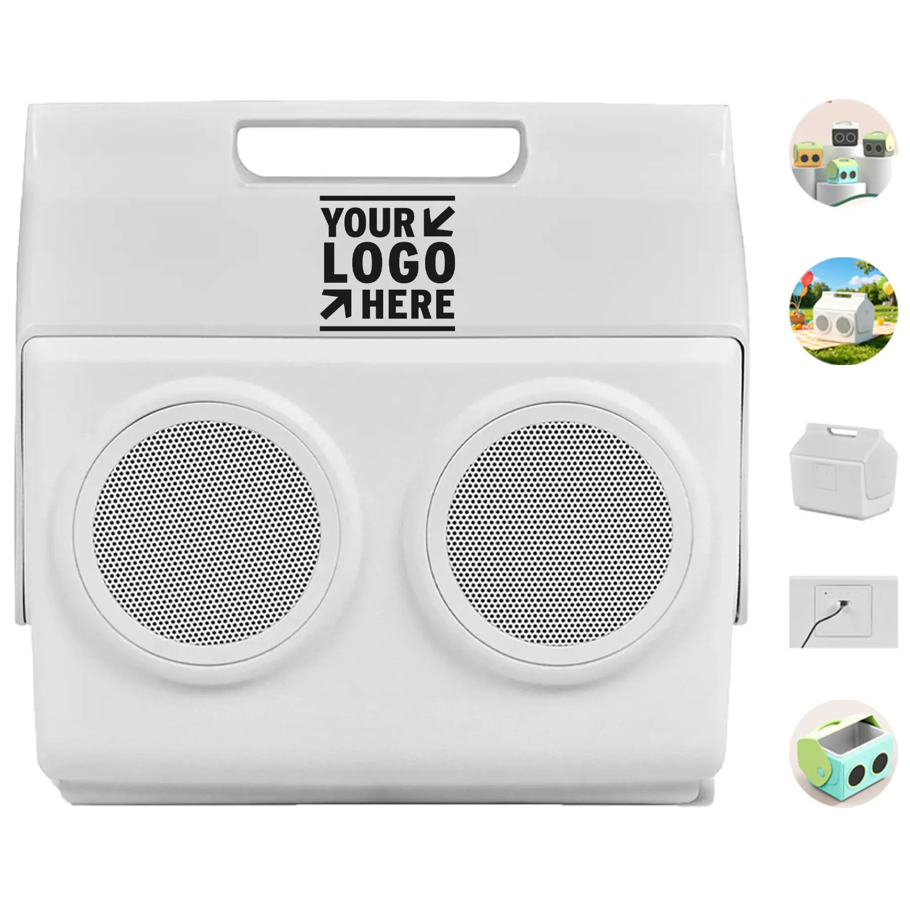 Retro Portable Audio Cooler 2
