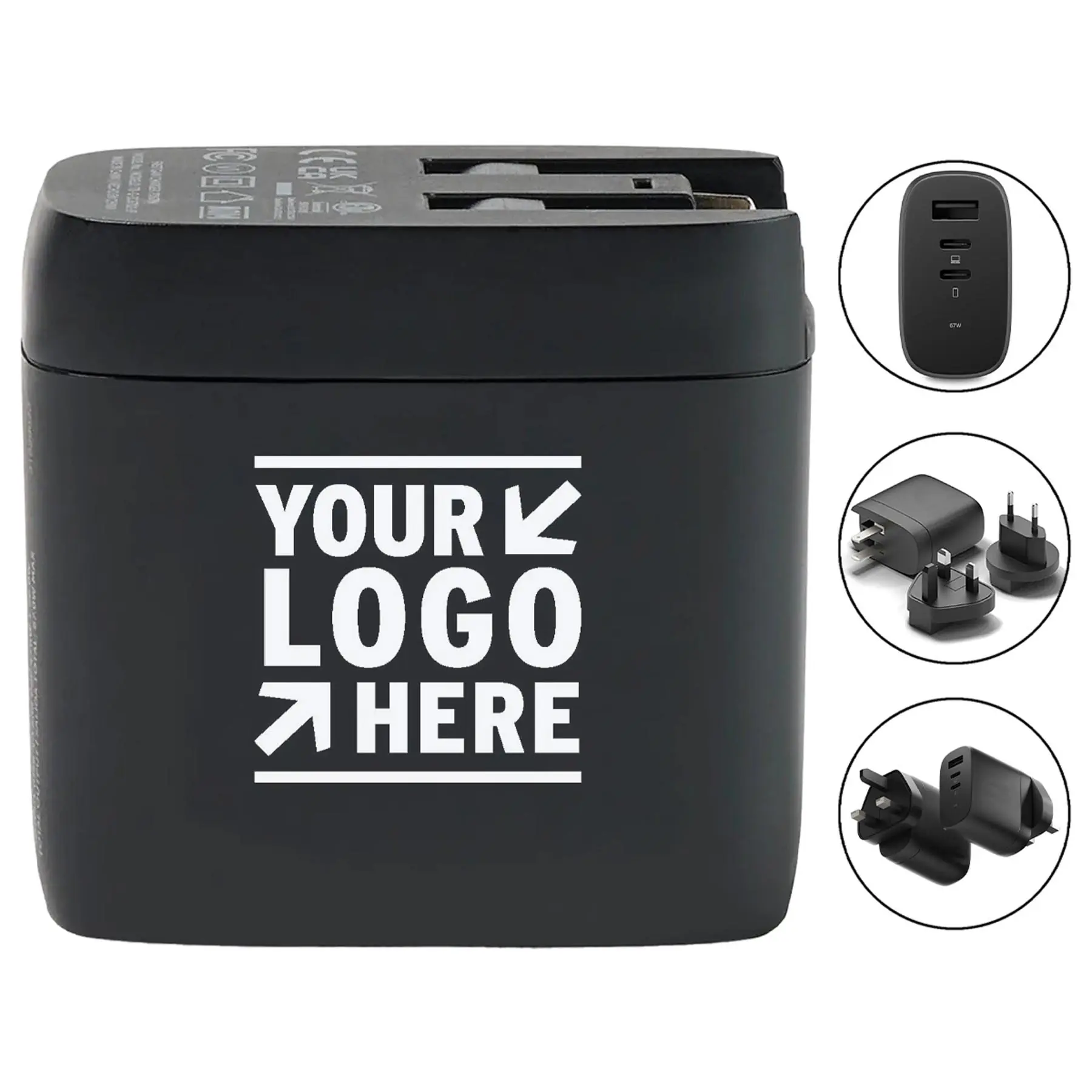 Universal Fast Charger 67W (3 Ports) 2