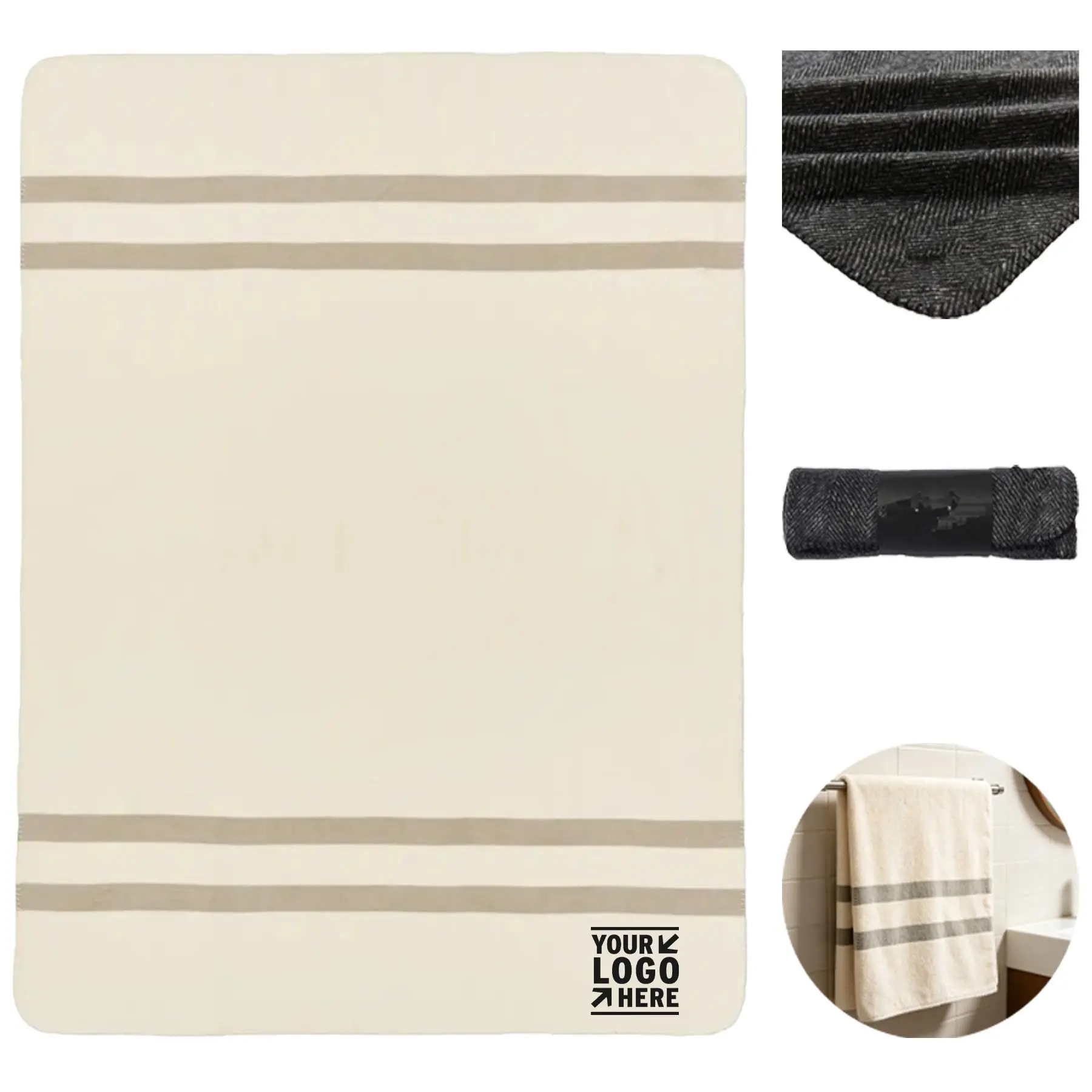 EcoWarm Reversible Fleece Blanket 2