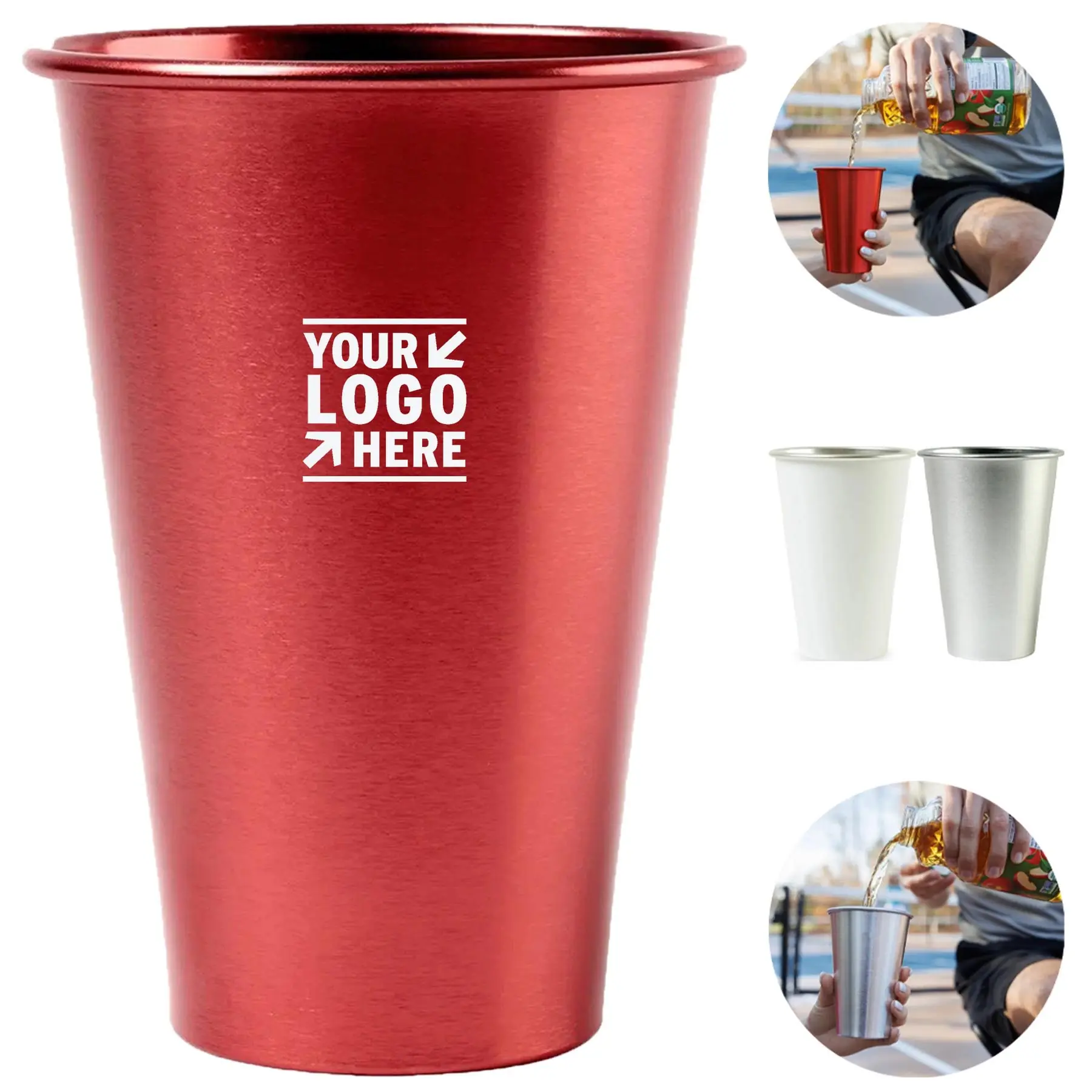 Eco-Friendly Aluminum Stadium Cup 2