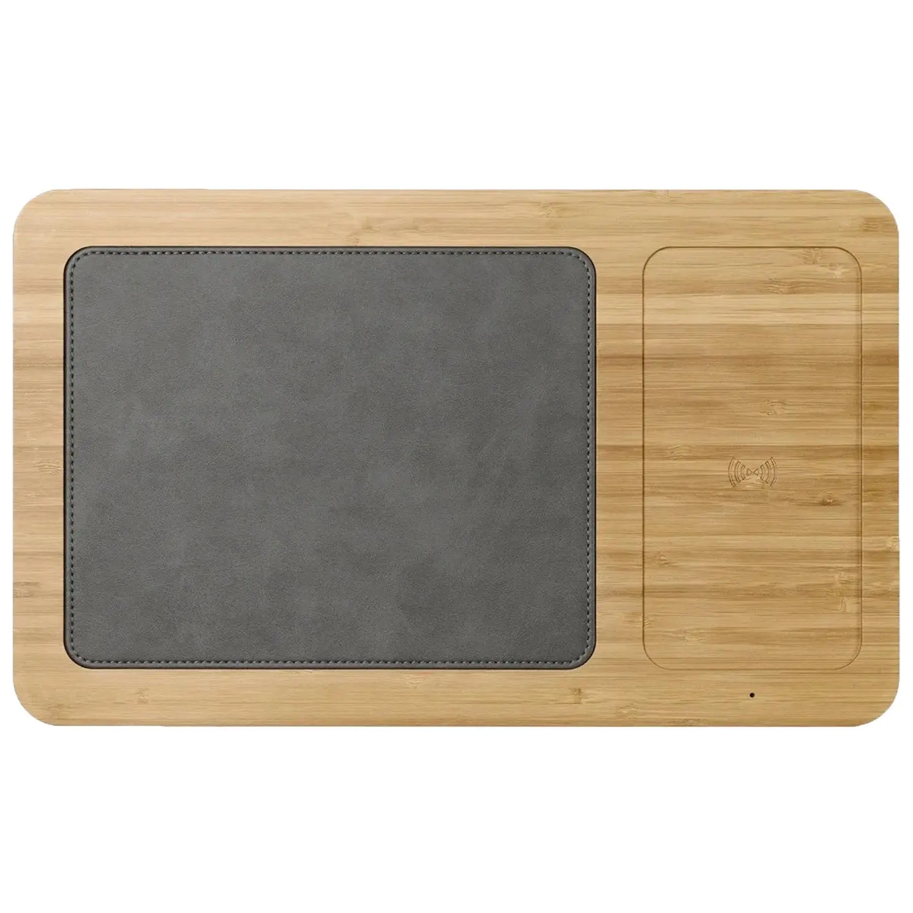 Auden Bamboo Wireless Charging Mouse Pad