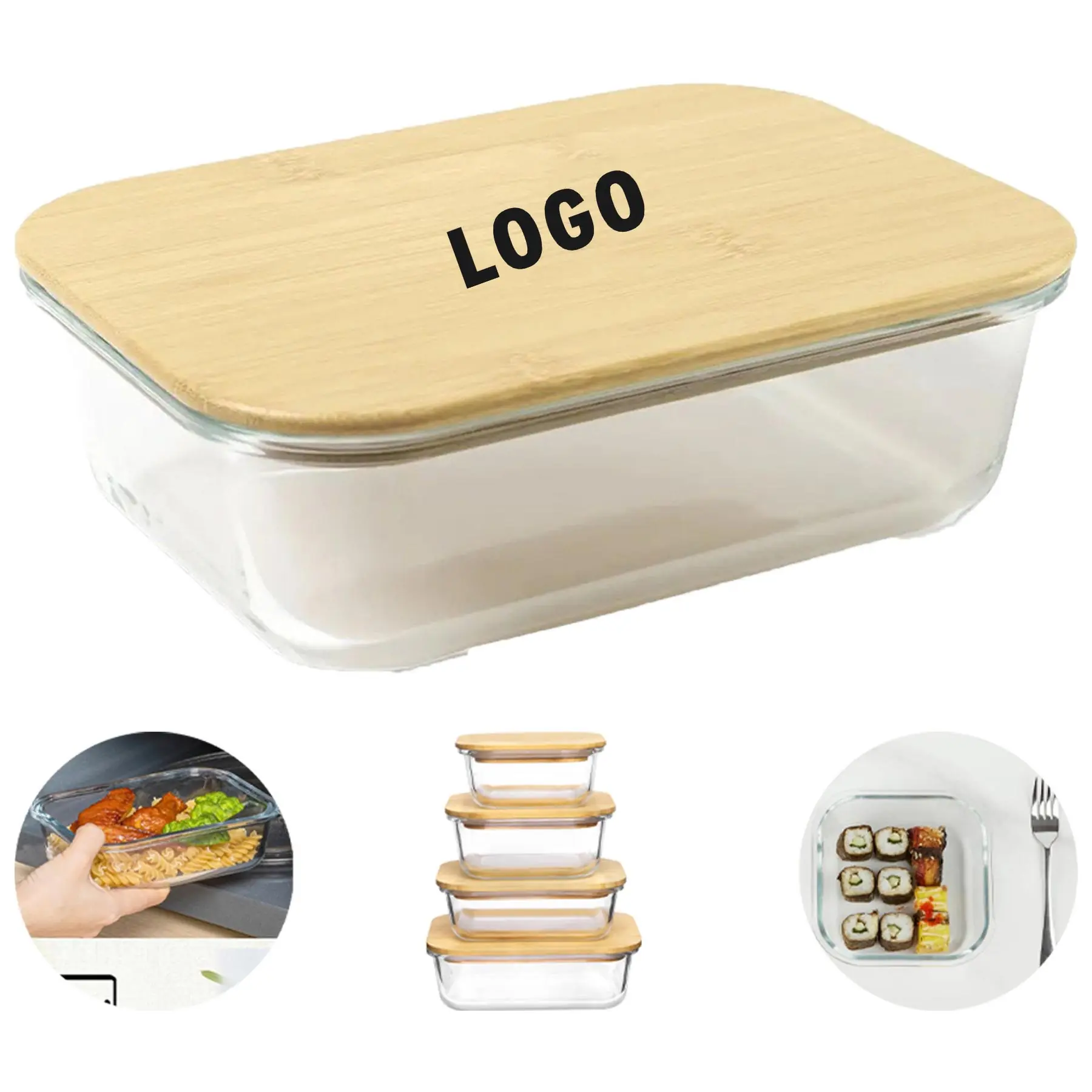 Eco-Friendly Bamboo Glass Container 2