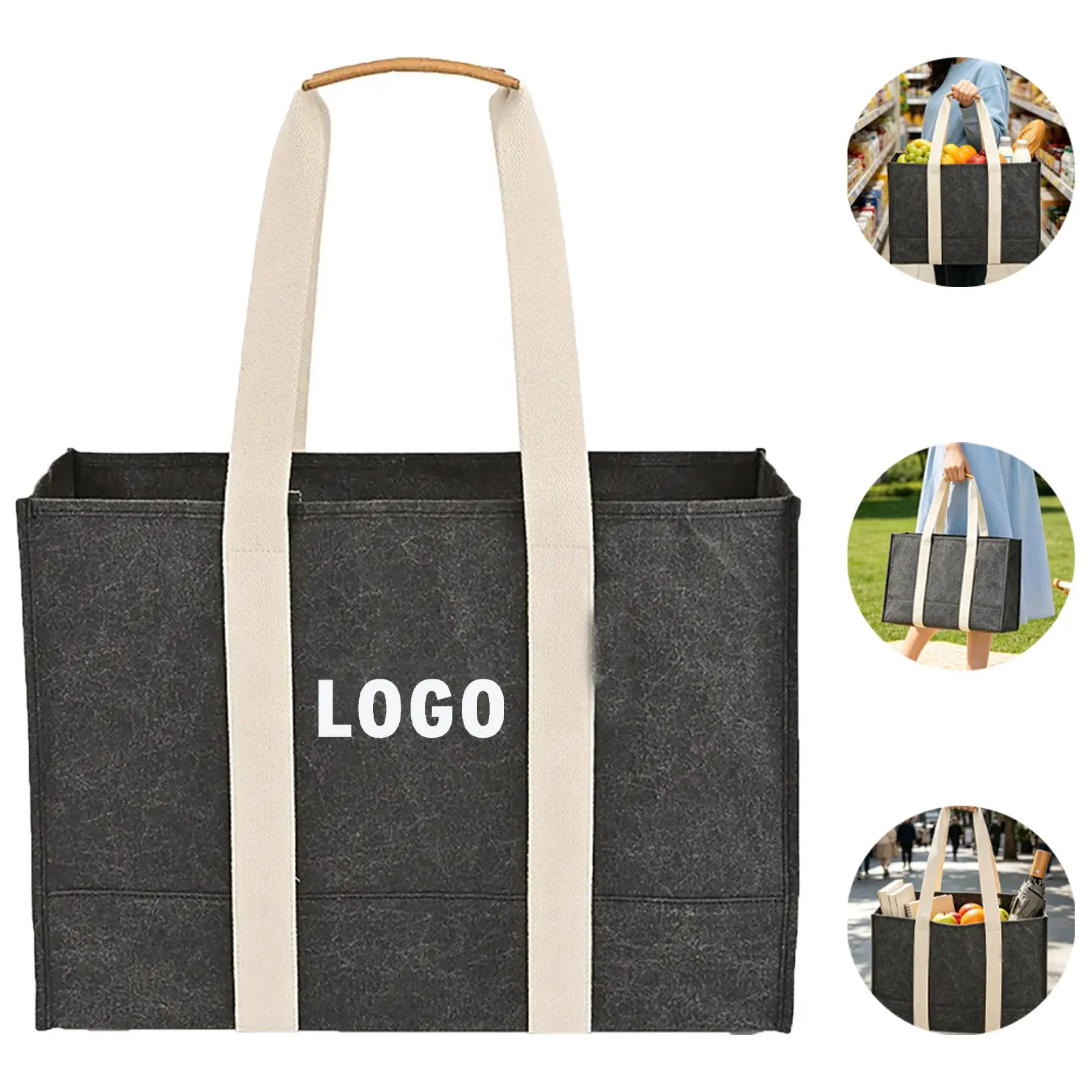 Eco-Friendly Large Market Tote 2