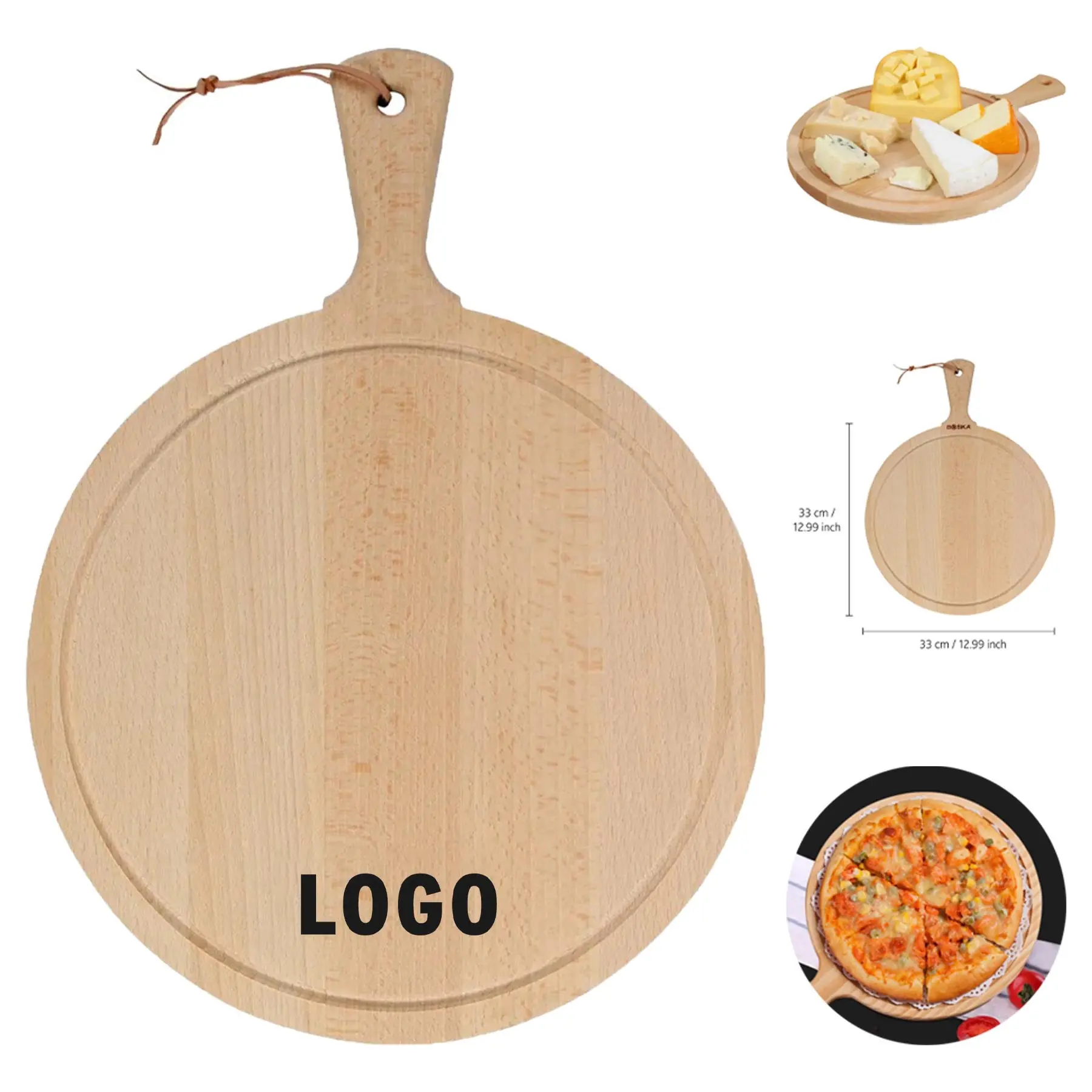 Eco-Friendly Round Serving Board 2