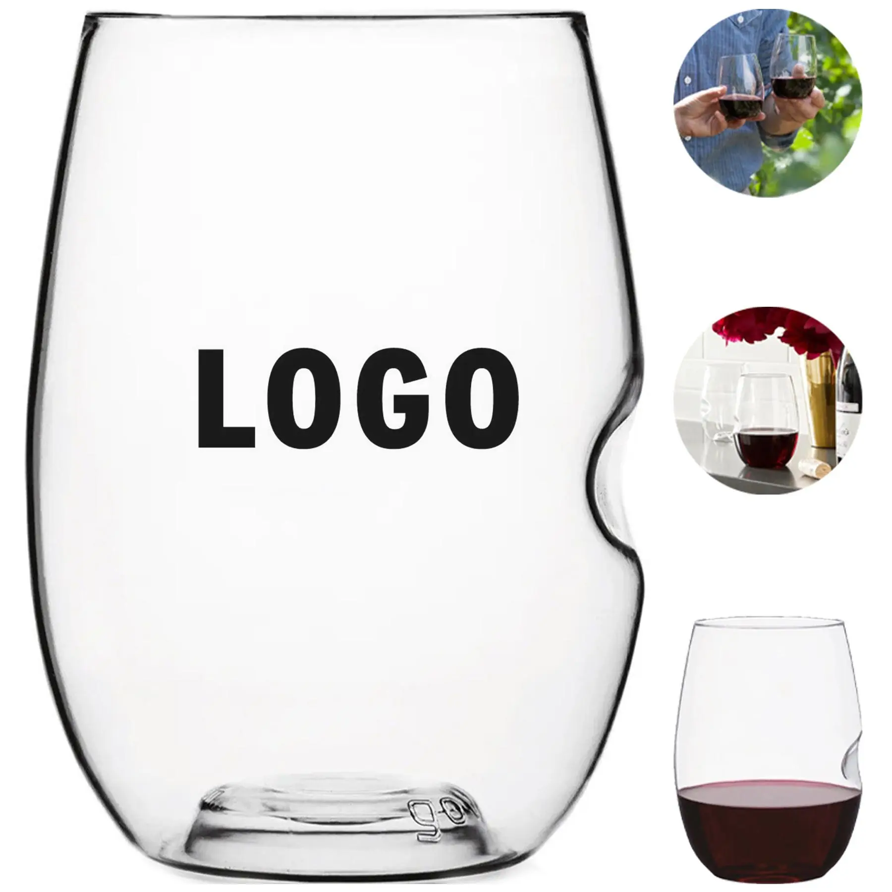 Elegant 16 Ounce Beverage Glass 2