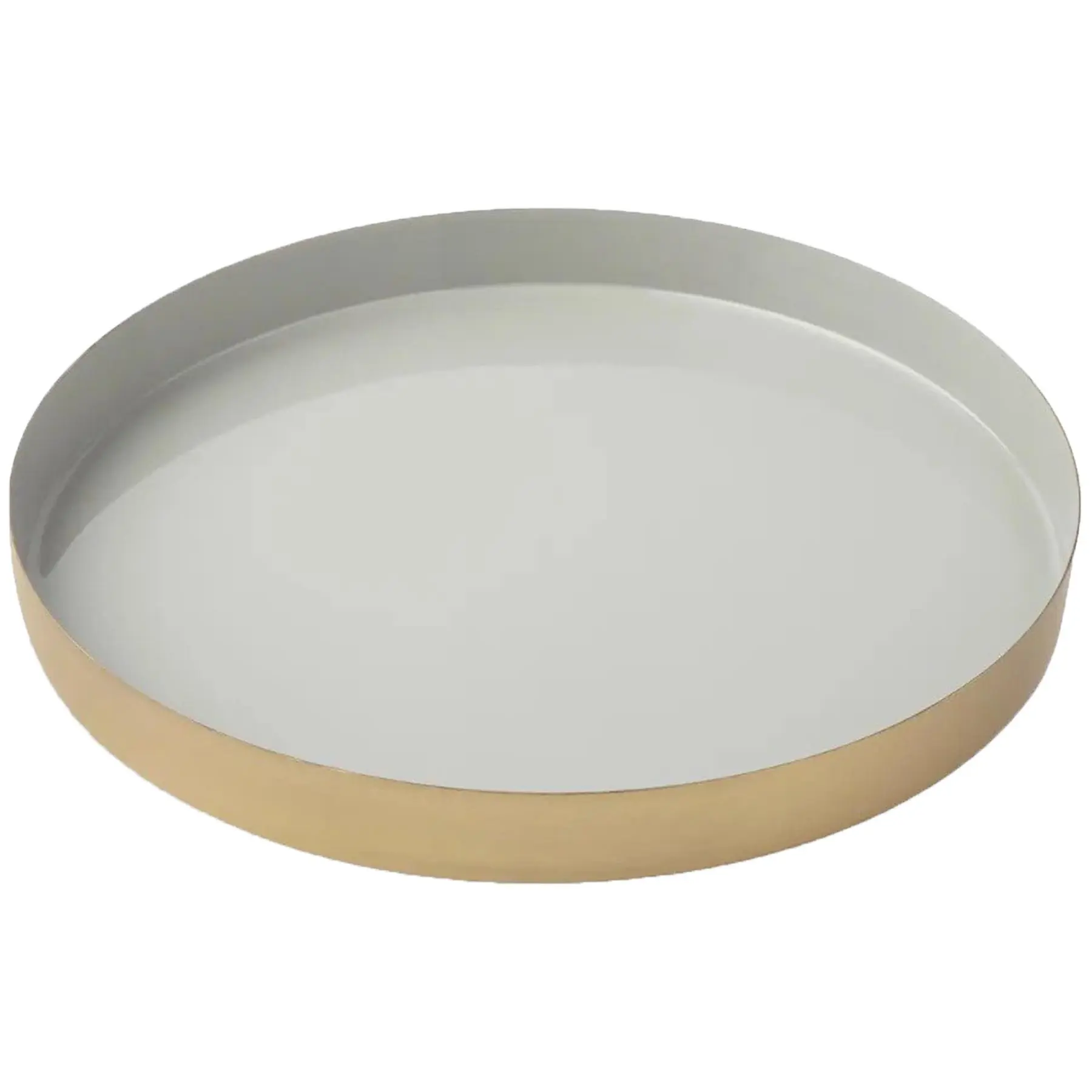 Elegant Round Enamel Tray