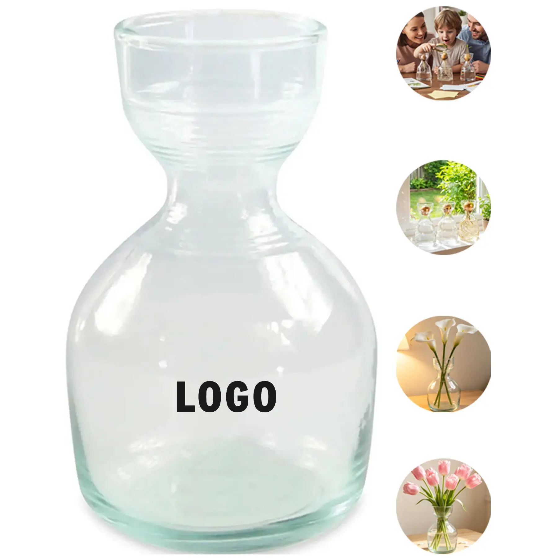 Eco-Artisan Reclaimed Glass Carafe 2
