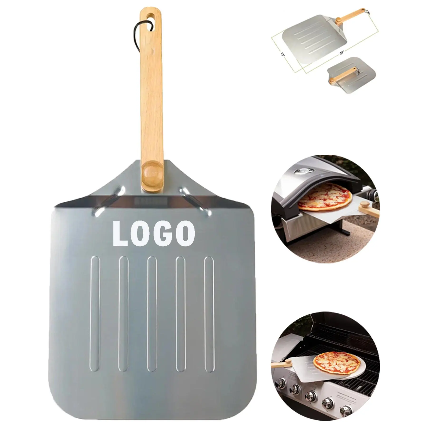 Premium Aluminum Pizza Transfer Tool 2