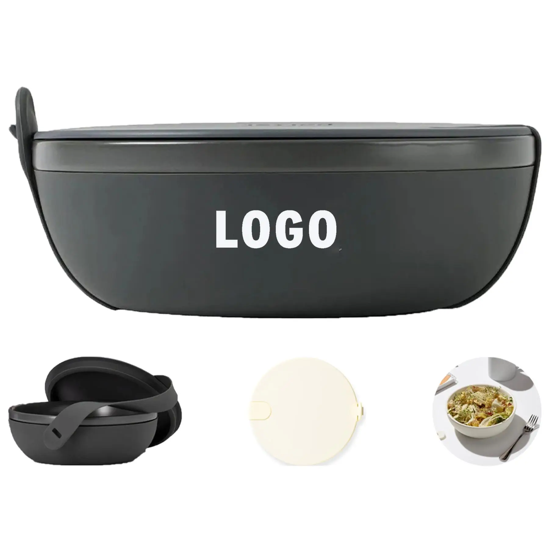 Ceramic Lunch Bowl with Silicone Wrap 2