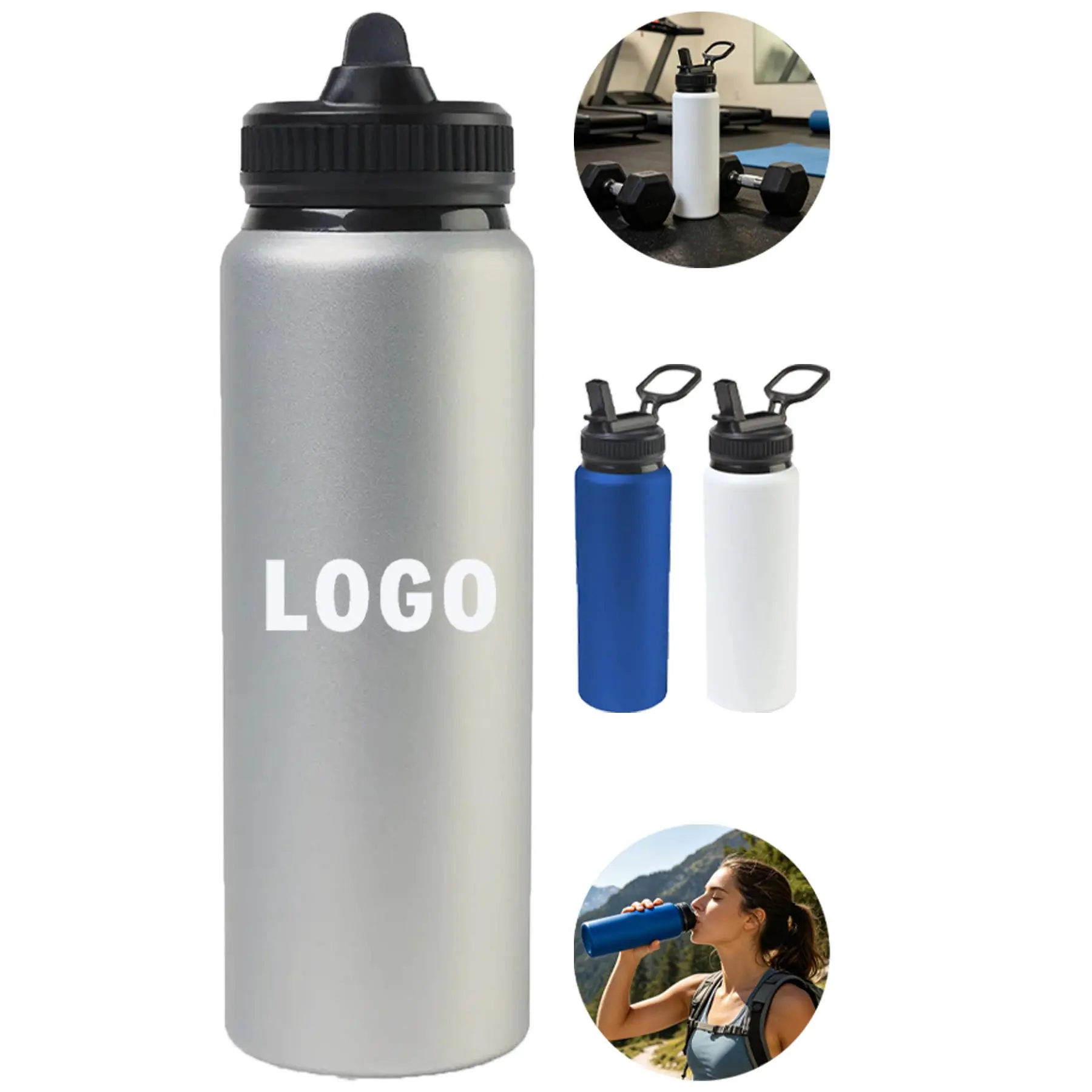 EcoFlow Hydration Bottle with Straw Lid 2