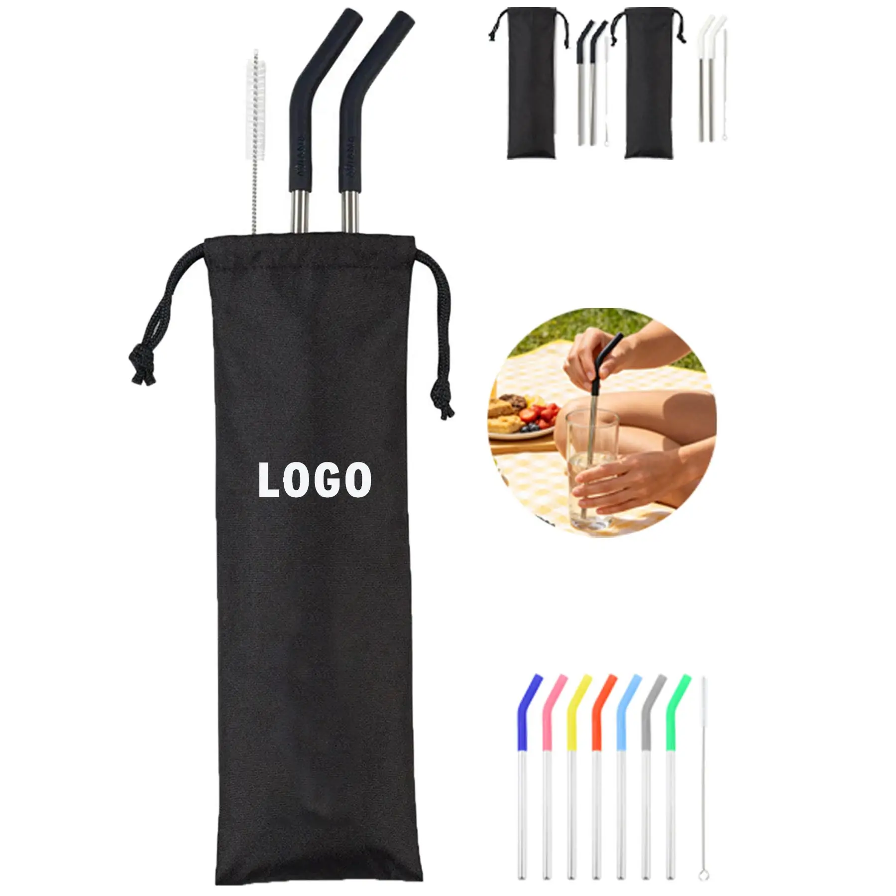 Eco-Friendly Reusable Drinking Straws 2