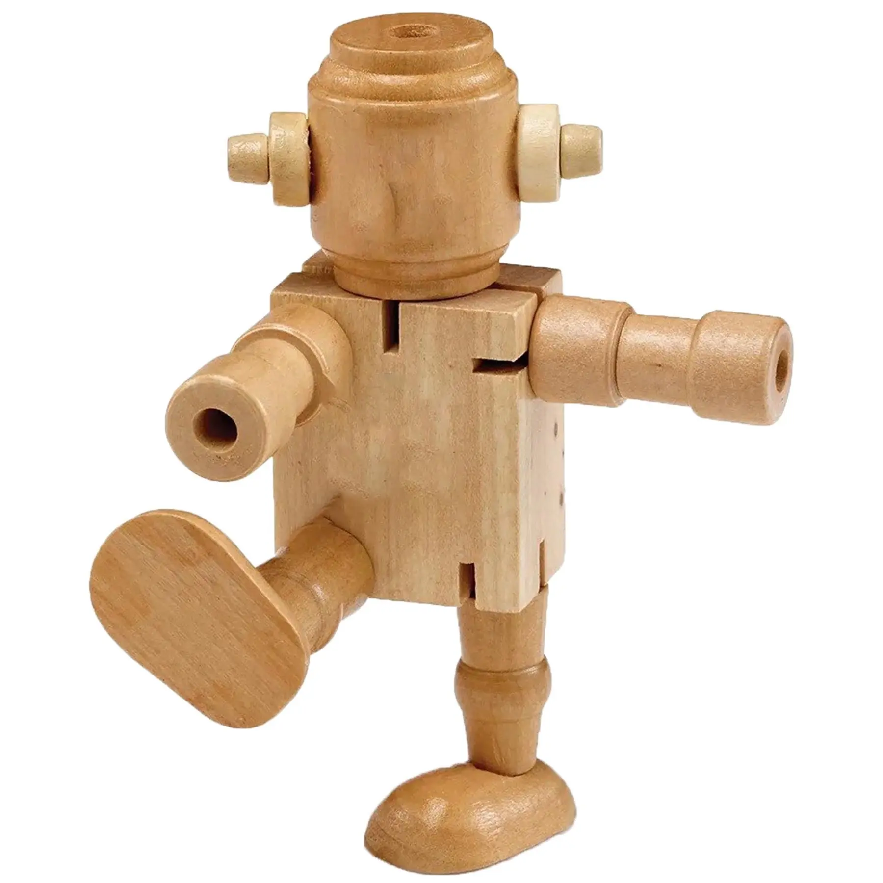 FlexiBot Wooden Poseable Figure