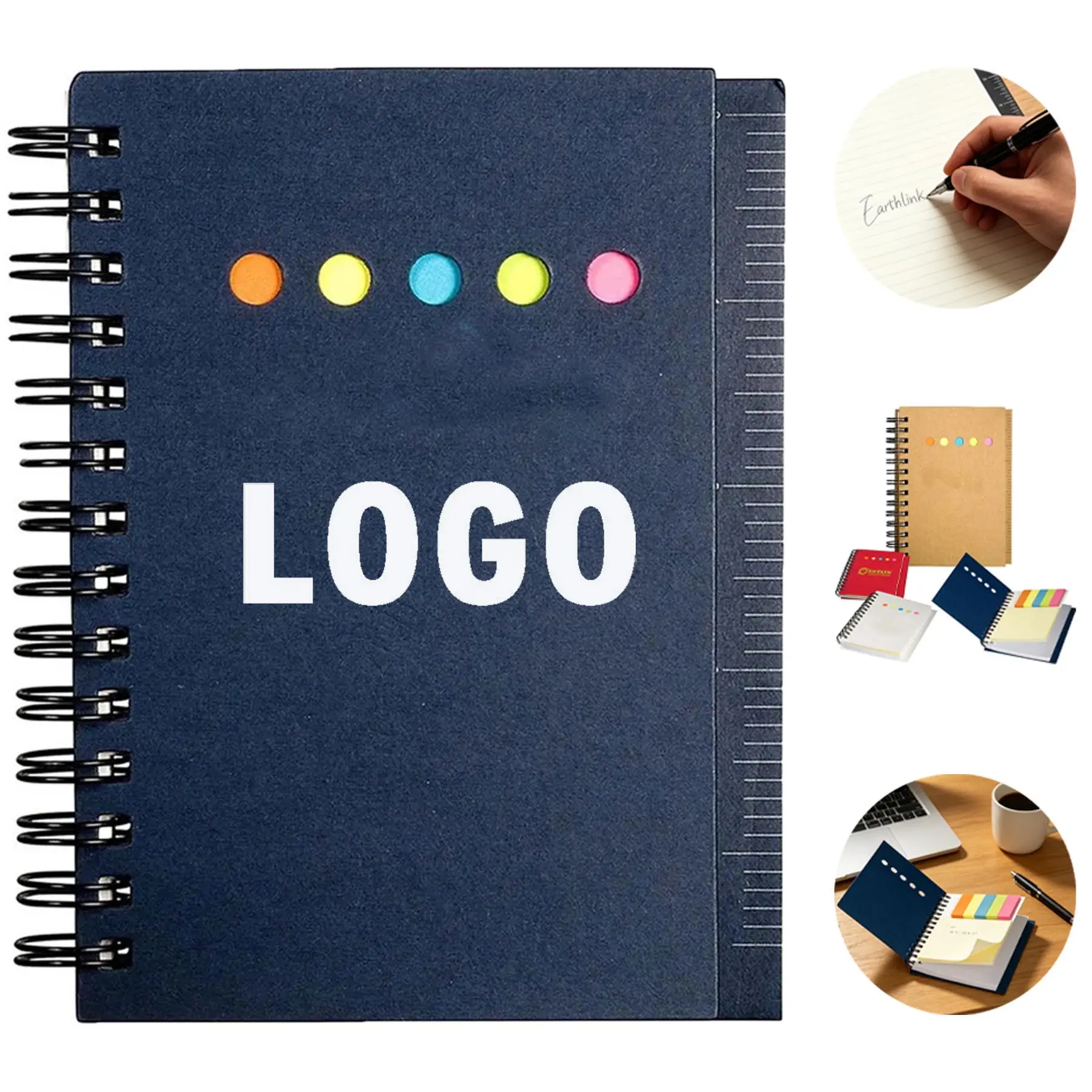 Adhesive Note Organizer with Measuring Edge 2