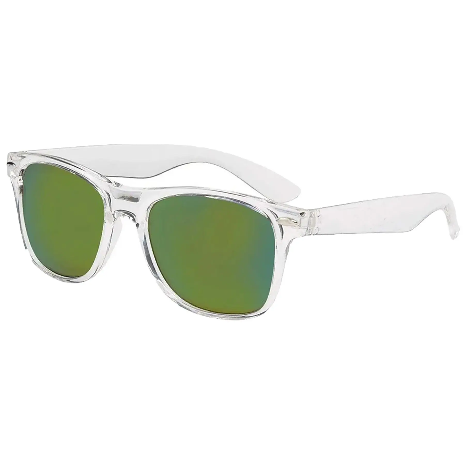 Crystal Clear Reflective Sunglasses