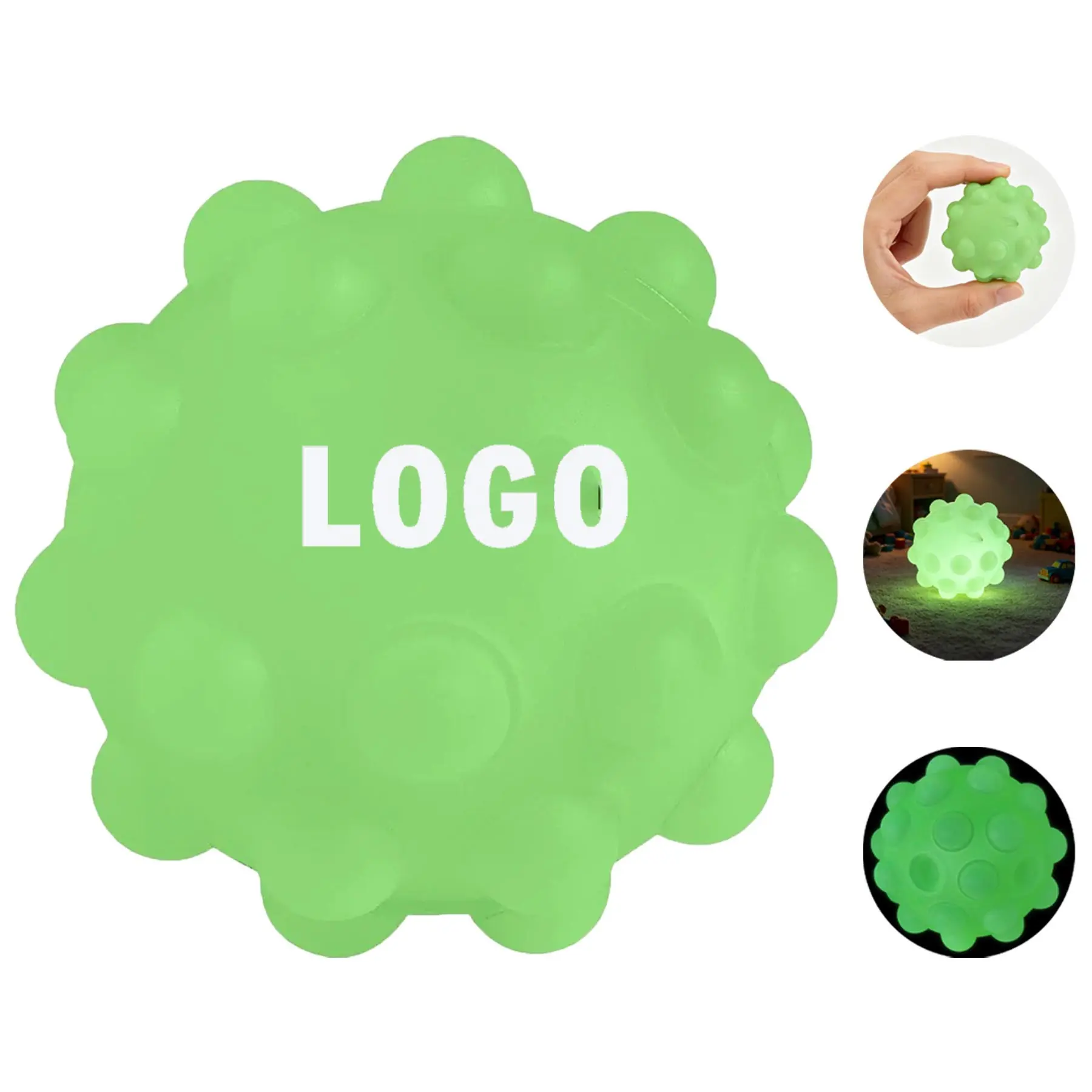 Luminous Round Squeeze Ball 2