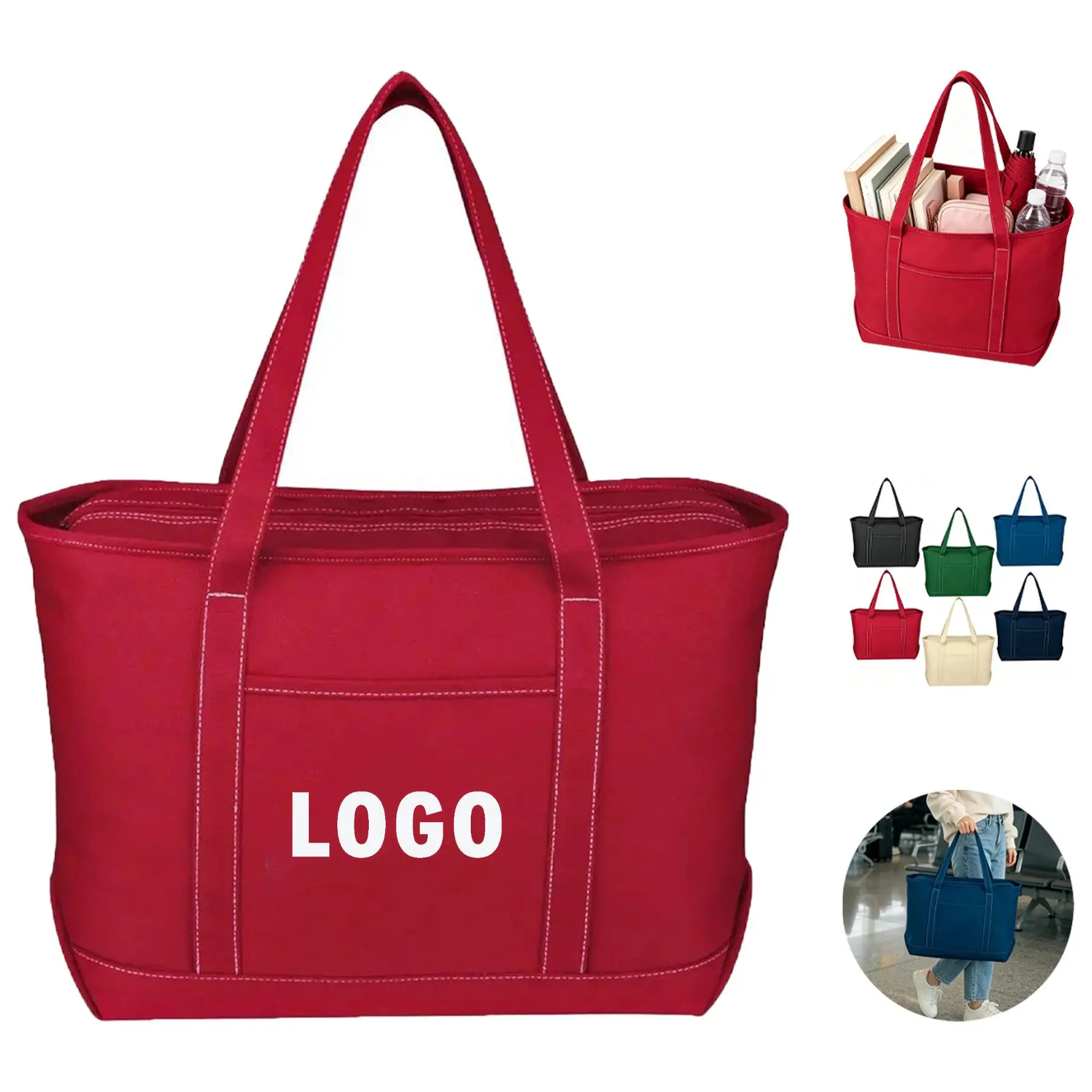 Premium Cotton Canvas Carryall 2