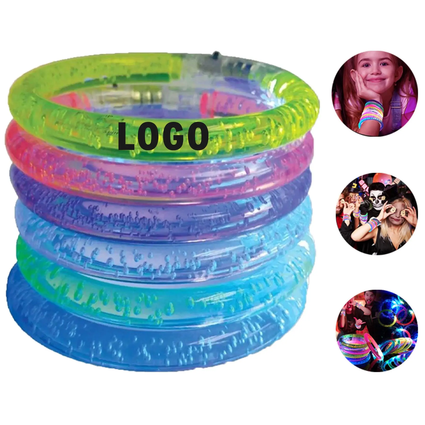 Glowing Bubble Wristband 2
