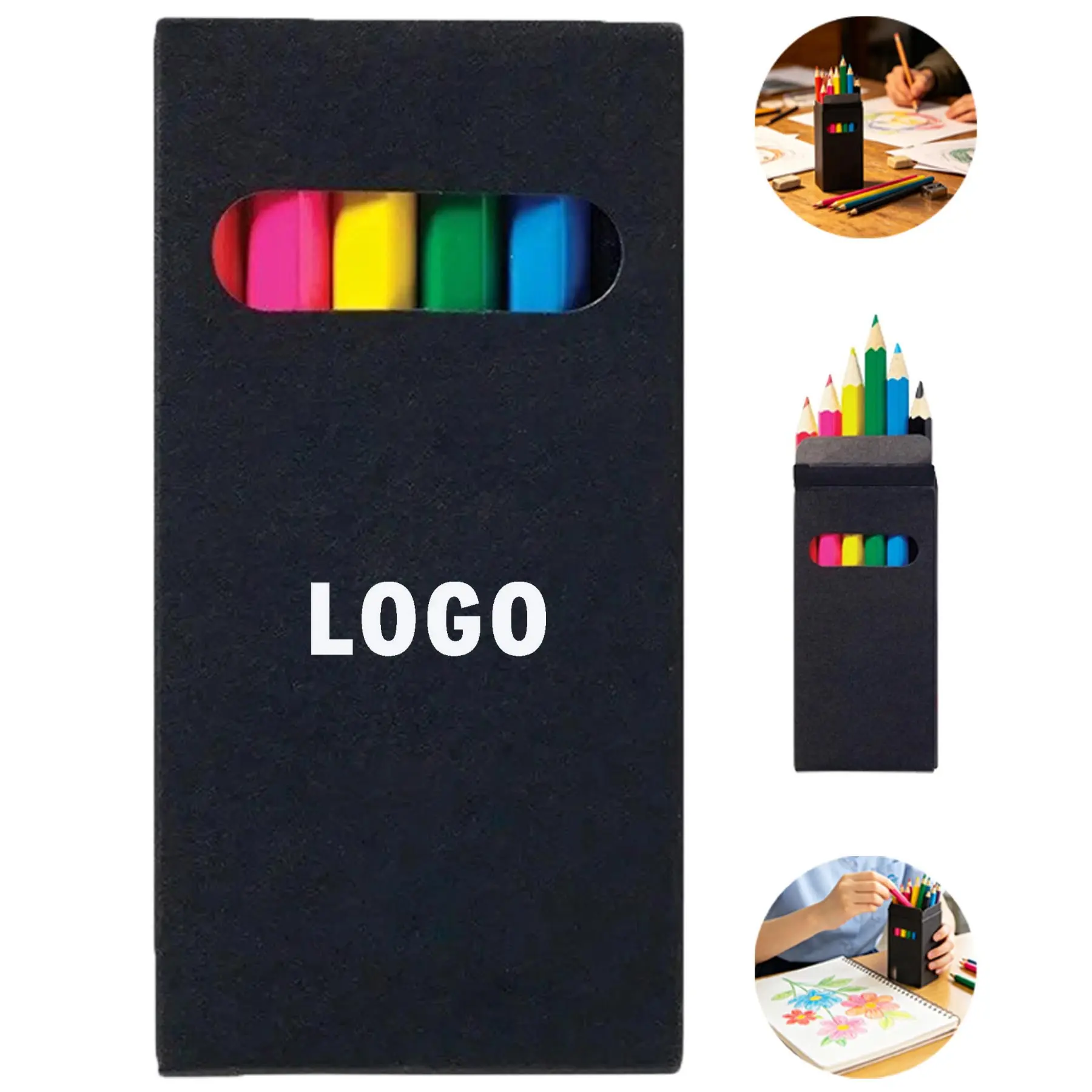 Vibrant Wooden Colored Pencil Collection 2