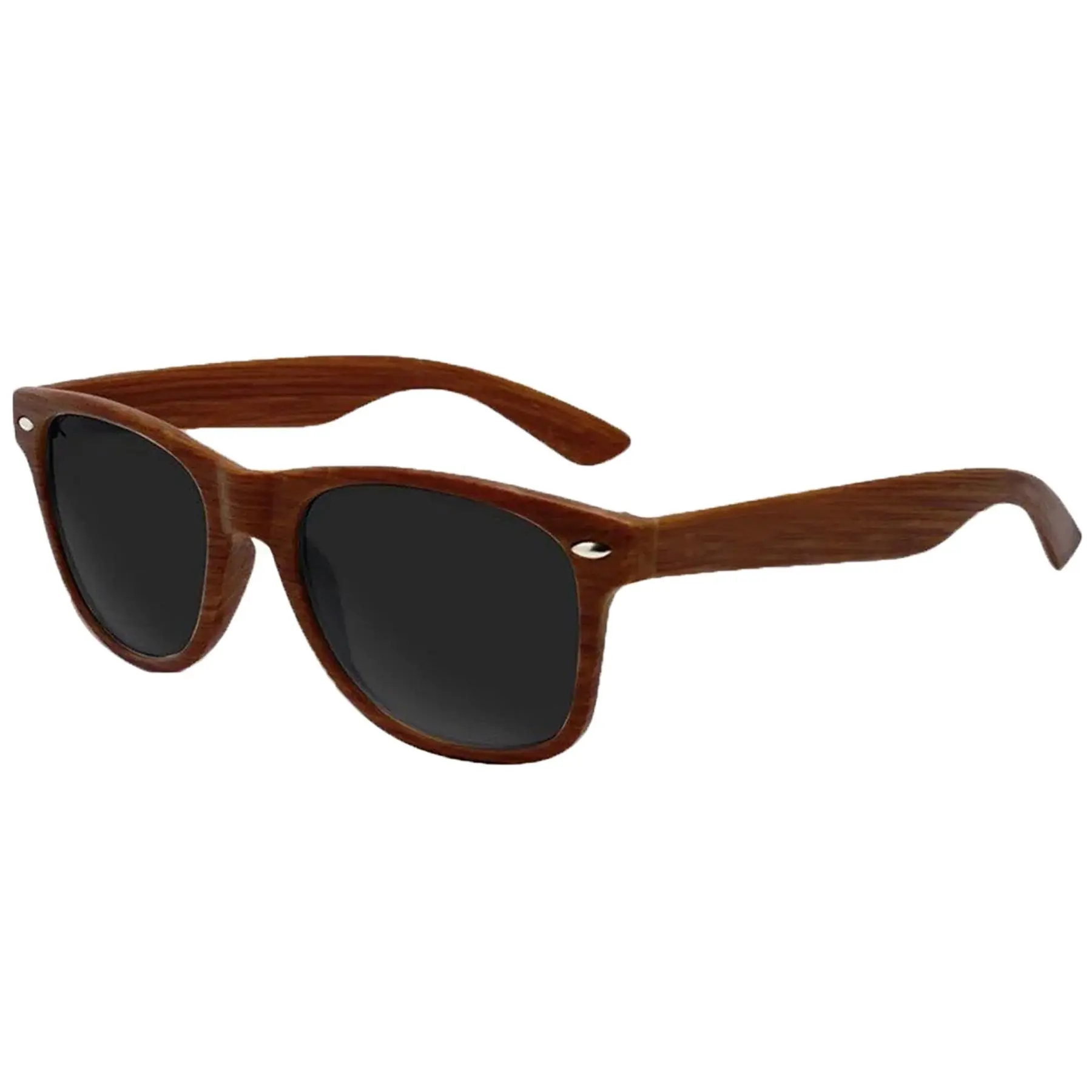 Timeless Wooden Frame Sunglasses