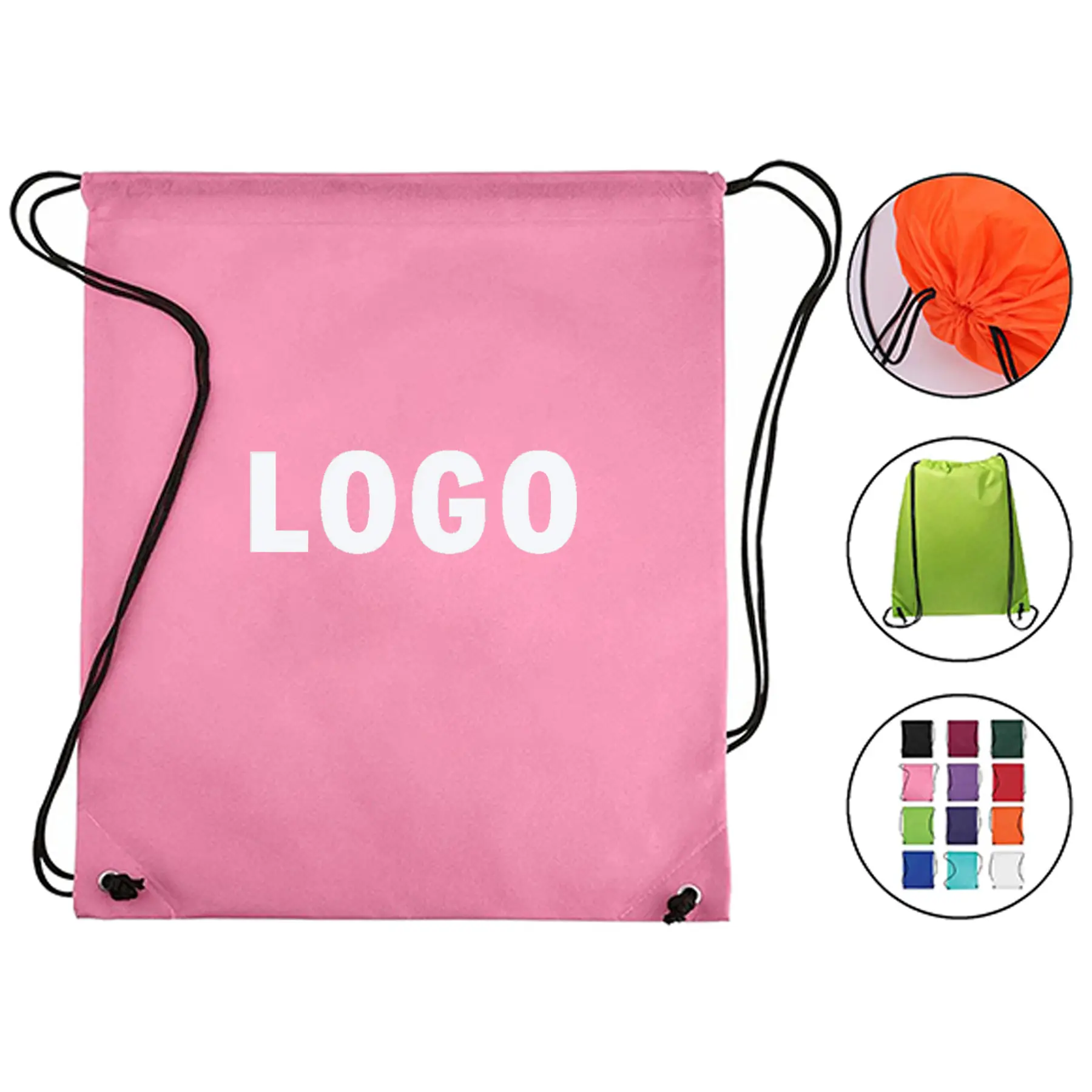 Colorful Drawstring Shoulder Bag 2